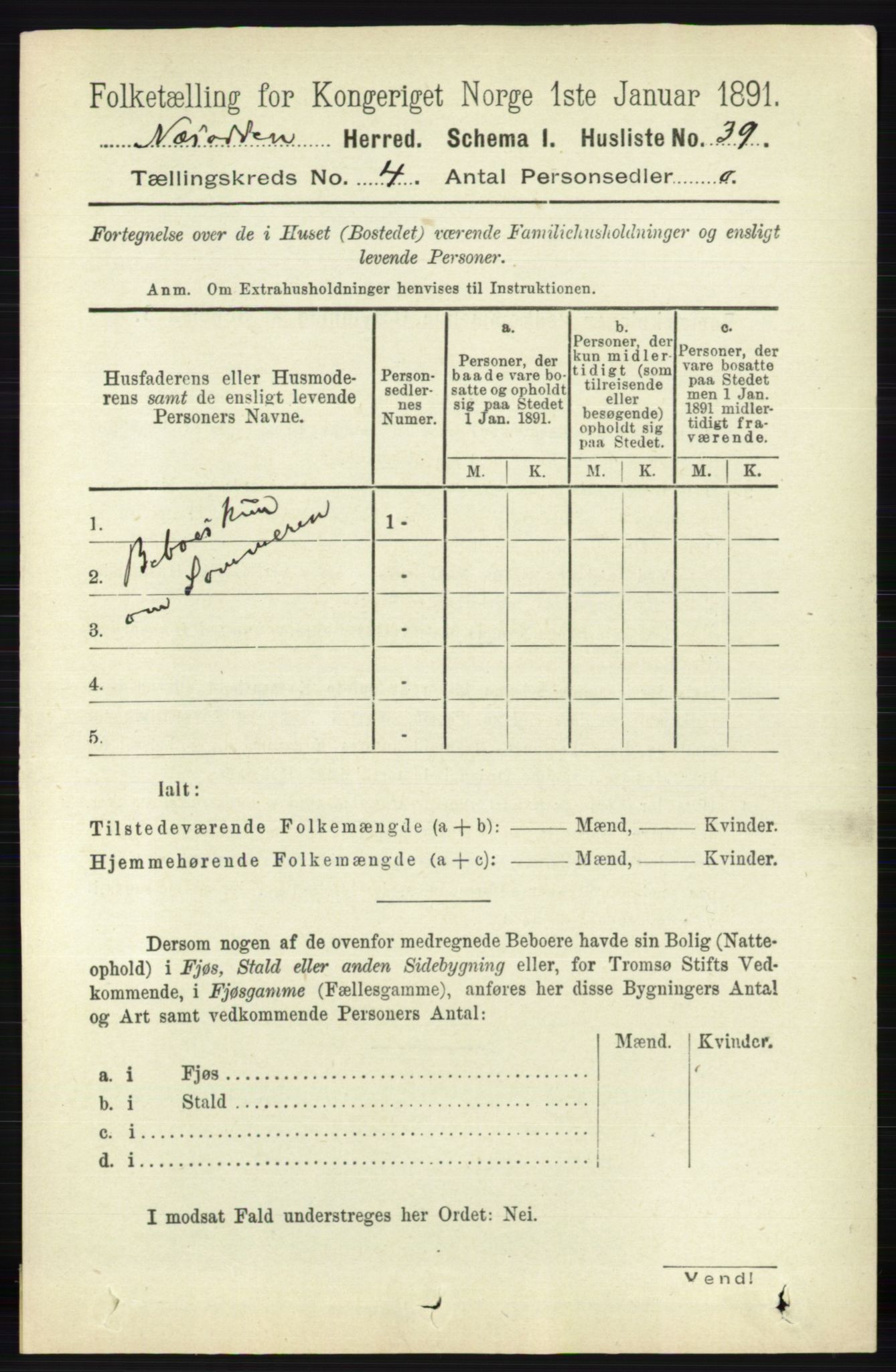 RA, 1891 census for 0216 Nesodden, 1891, p. 1686