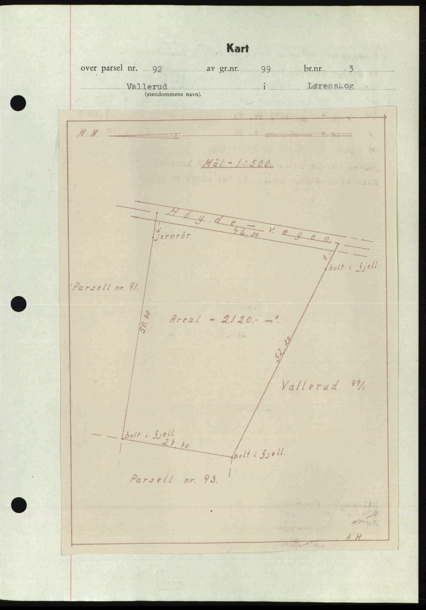 Nedre Romerike sorenskriveri, AV/SAO-A-10469/G/Gb/Gbd/L0017: Mortgage book no. 17, 1946-1946, Diary no: : 3174/1946