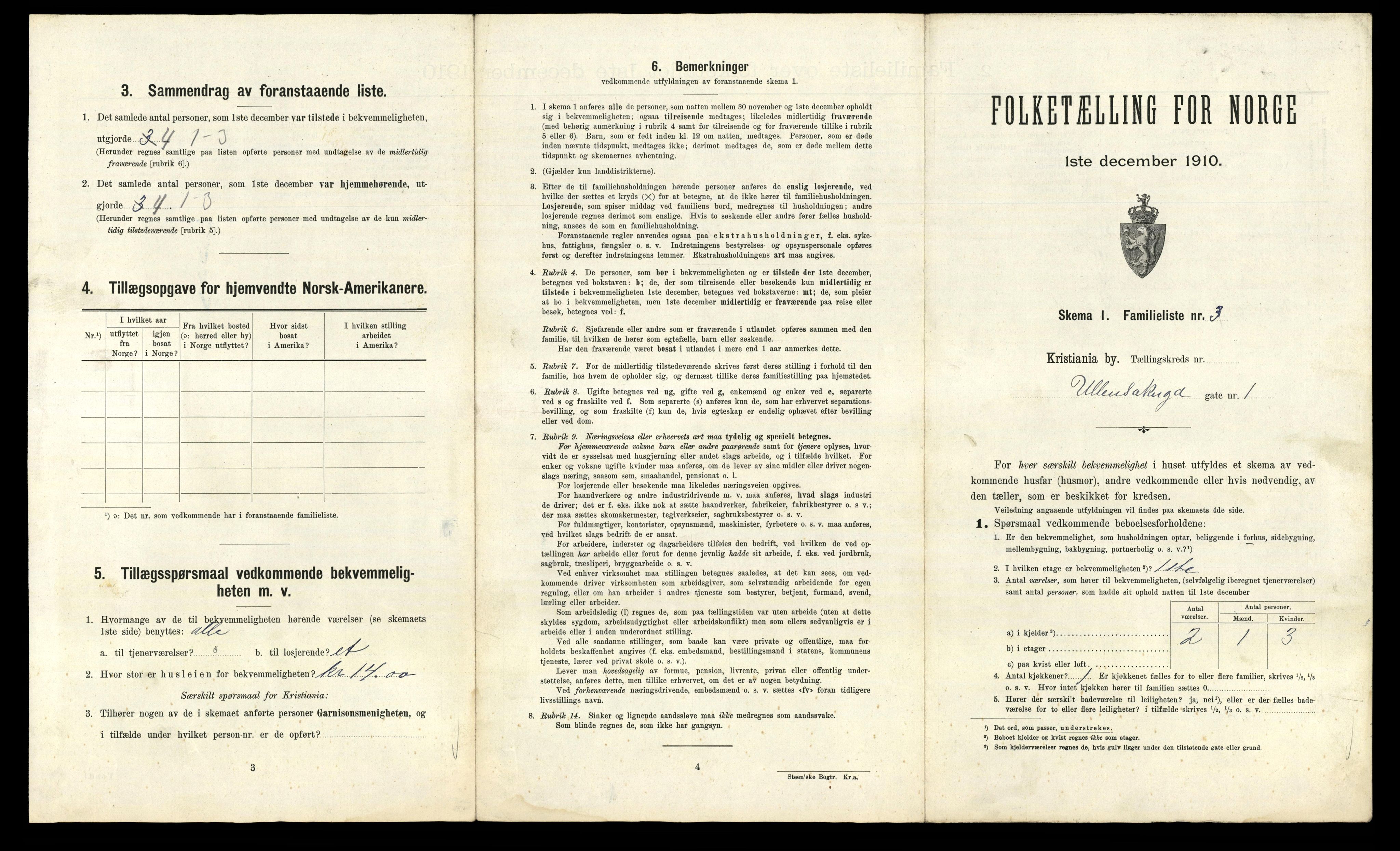 RA, 1910 census for Kristiania, 1910, p. 114145