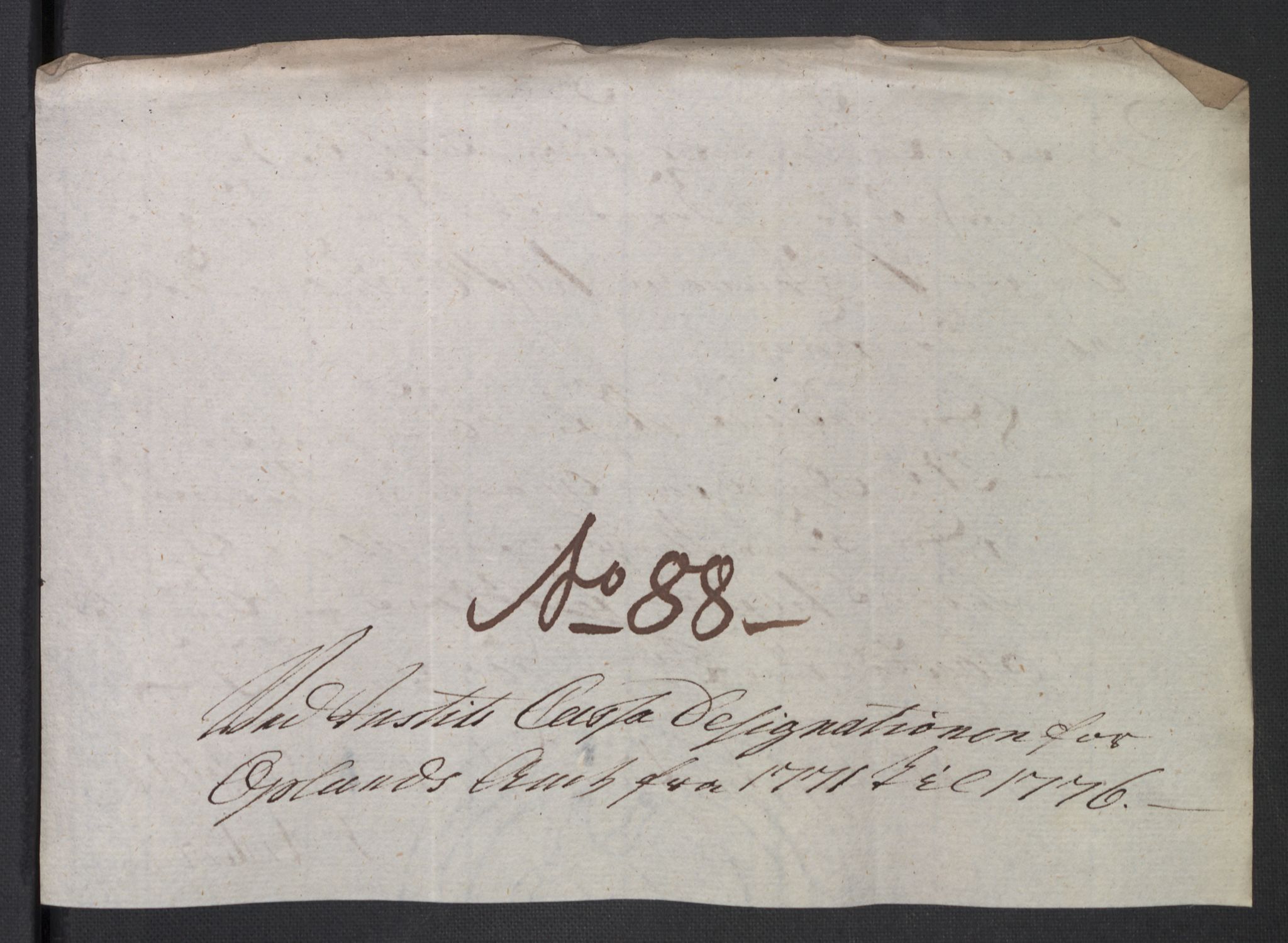 Rentekammeret inntil 1814, Reviderte regnskaper, Mindre regnskaper, AV/RA-EA-4068/Rb/L0014: Opplands amt, 1771-1779, p. 255