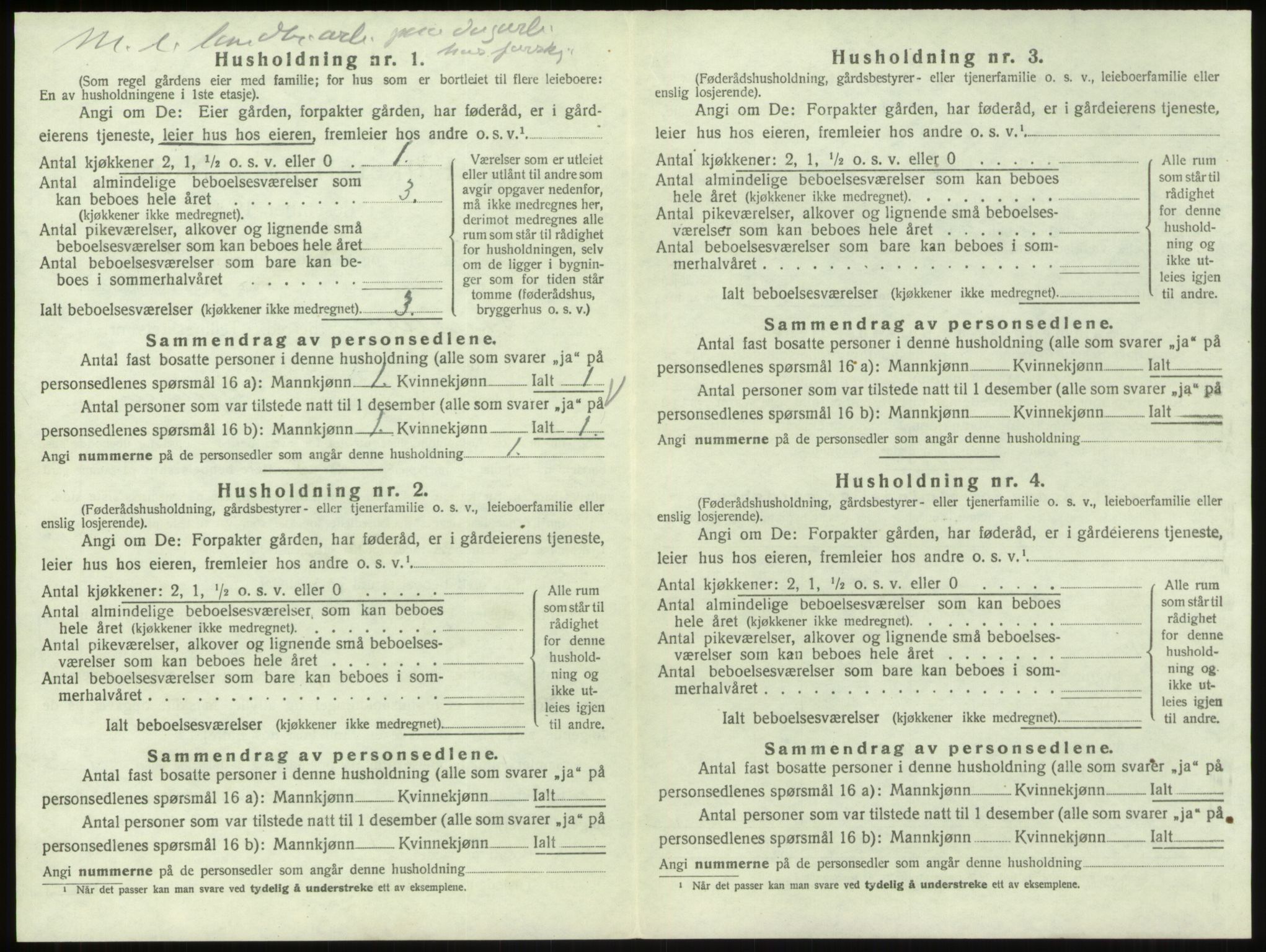 SAO, 1920 census for Skjeberg, 1920, p. 1361