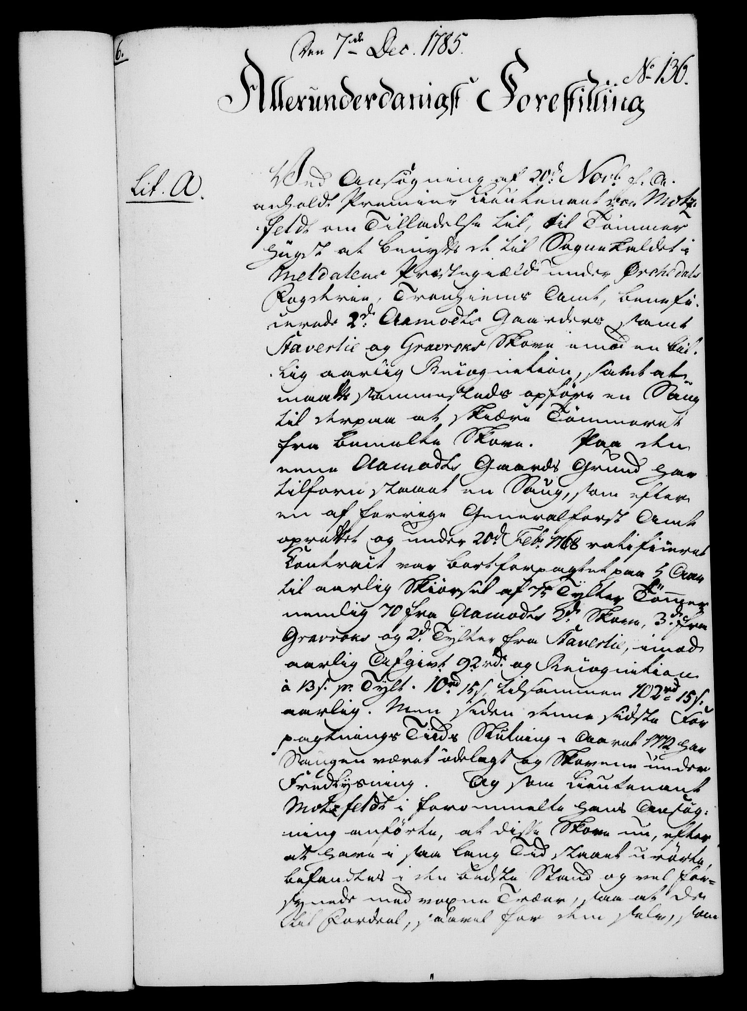 Rentekammeret, Kammerkanselliet, RA/EA-3111/G/Gf/Gfa/L0067: Norsk relasjons- og resolusjonsprotokoll (merket RK 52.67), 1785, p. 1041