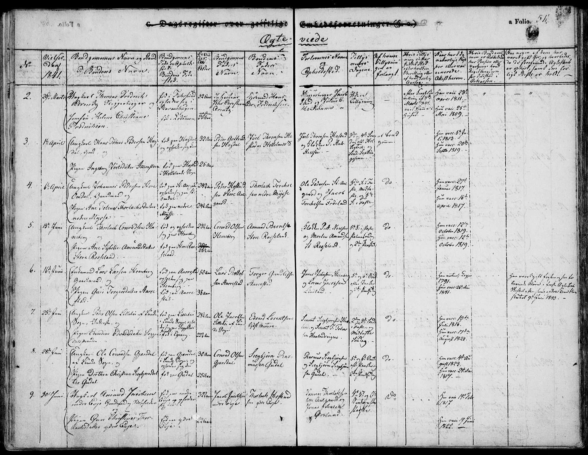 Sokndal sokneprestkontor, AV/SAST-A-101808: Parish register (official) no. A 7.2, 1826-1842, p. 511