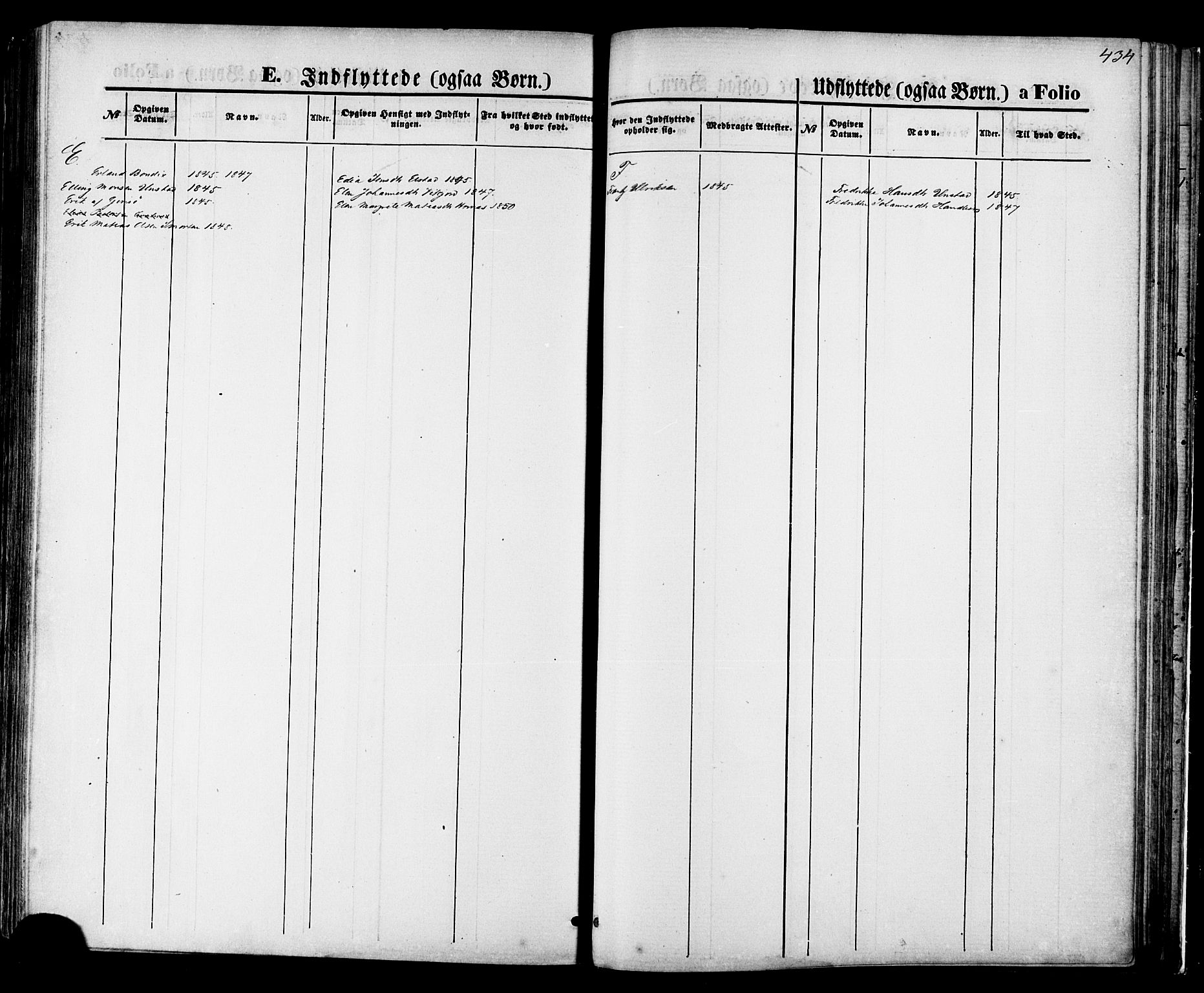 Ministerialprotokoller, klokkerbøker og fødselsregistre - Nordland, AV/SAT-A-1459/880/L1132: Parish register (official) no. 880A06, 1869-1887, p. 434