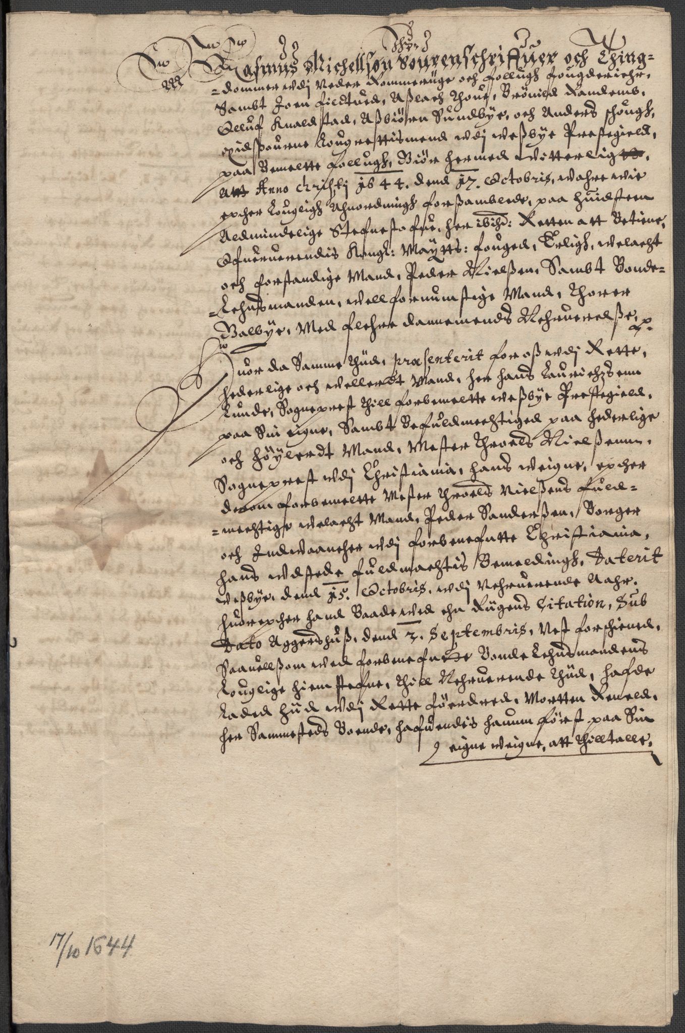 Riksarkivets diplomsamling, AV/RA-EA-5965/F15/L0006: Prestearkiv - Akershus, 1593-1865, p. 228