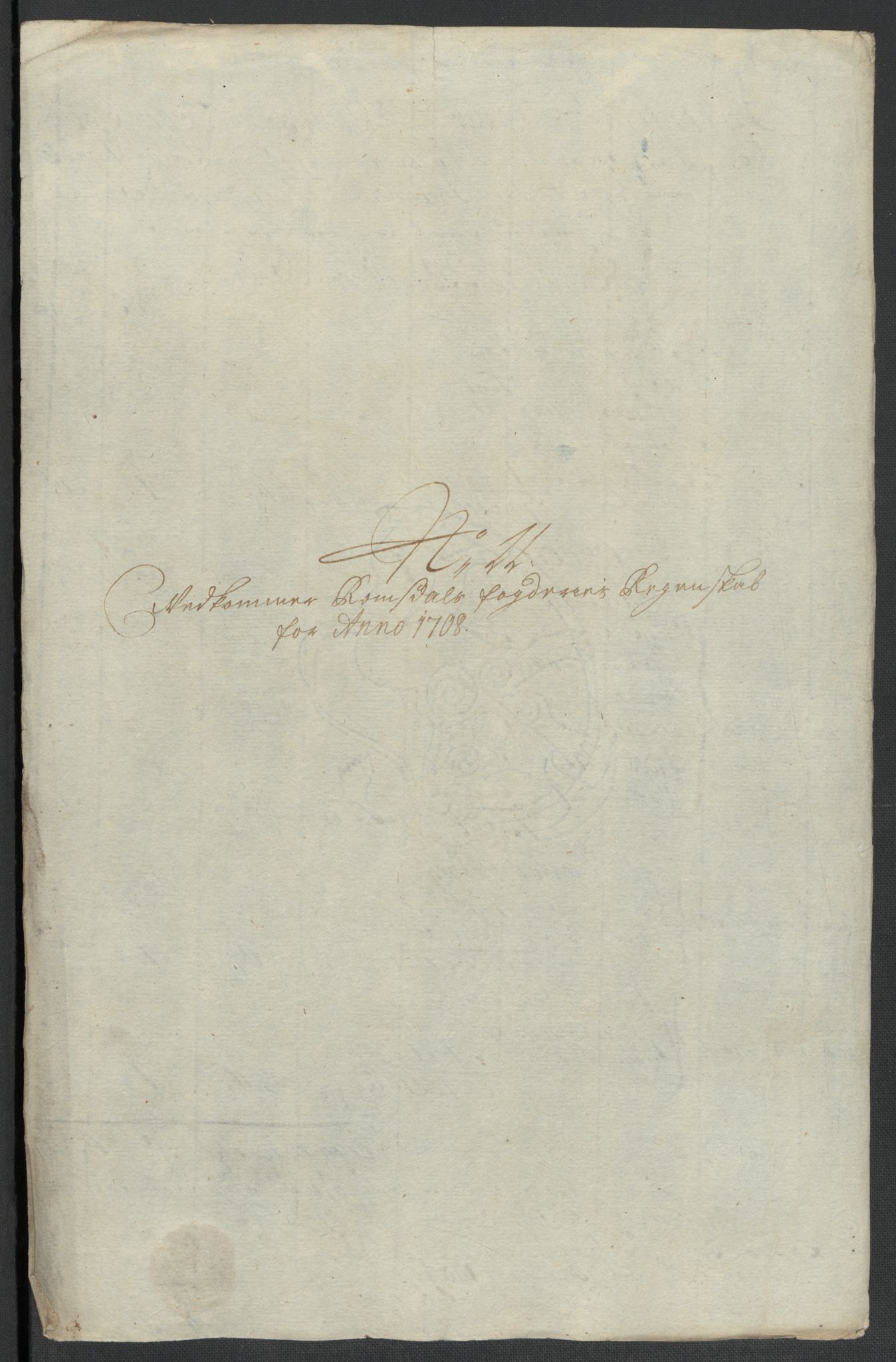 Rentekammeret inntil 1814, Reviderte regnskaper, Fogderegnskap, RA/EA-4092/R55/L3658: Fogderegnskap Romsdal, 1707-1708, p. 273