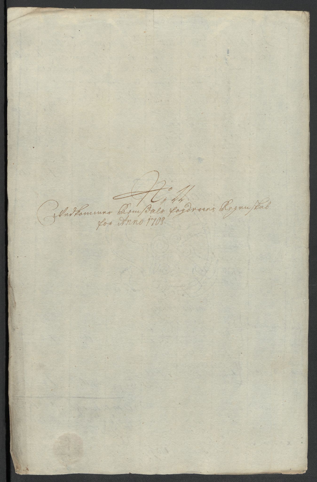 Rentekammeret inntil 1814, Reviderte regnskaper, Fogderegnskap, AV/RA-EA-4092/R55/L3658: Fogderegnskap Romsdal, 1707-1708, p. 273