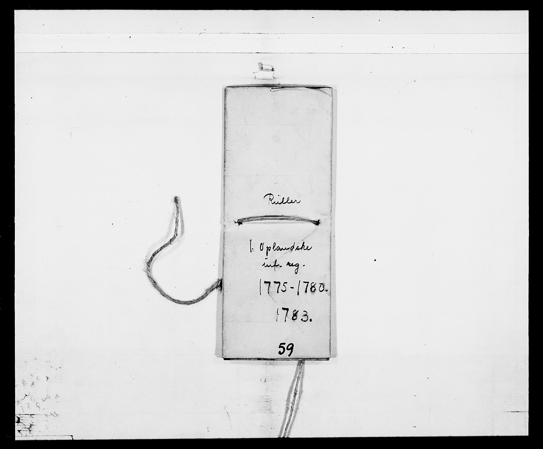 Generalitets- og kommissariatskollegiet, Det kongelige norske kommissariatskollegium, AV/RA-EA-5420/E/Eh/L0059: 1. Opplandske nasjonale infanteriregiment, 1775-1783, p. 10