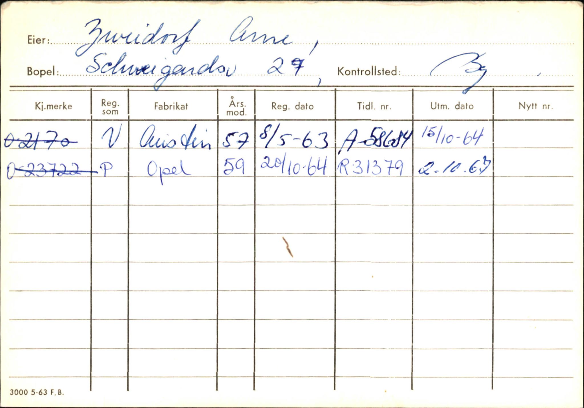 Statens vegvesen, Hordaland vegkontor, AV/SAB-A-5201/2/Hb/L0037: O-eierkort W-P, 1920-1971, p. 1018