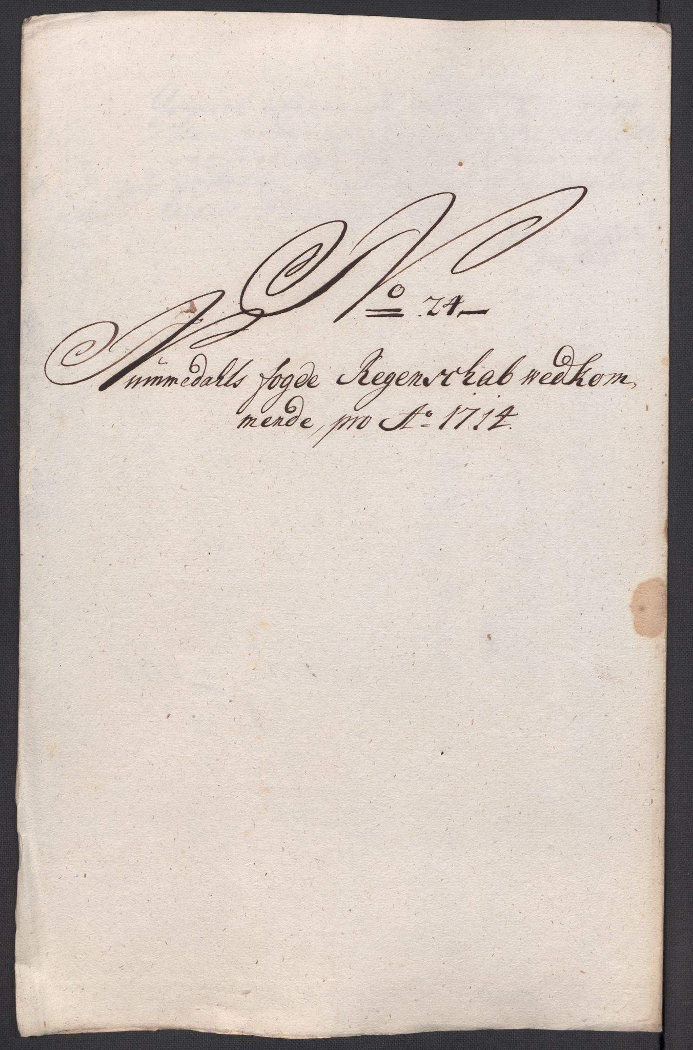 Rentekammeret inntil 1814, Reviderte regnskaper, Fogderegnskap, AV/RA-EA-4092/R64/L4435: Fogderegnskap Namdal, 1714, p. 176