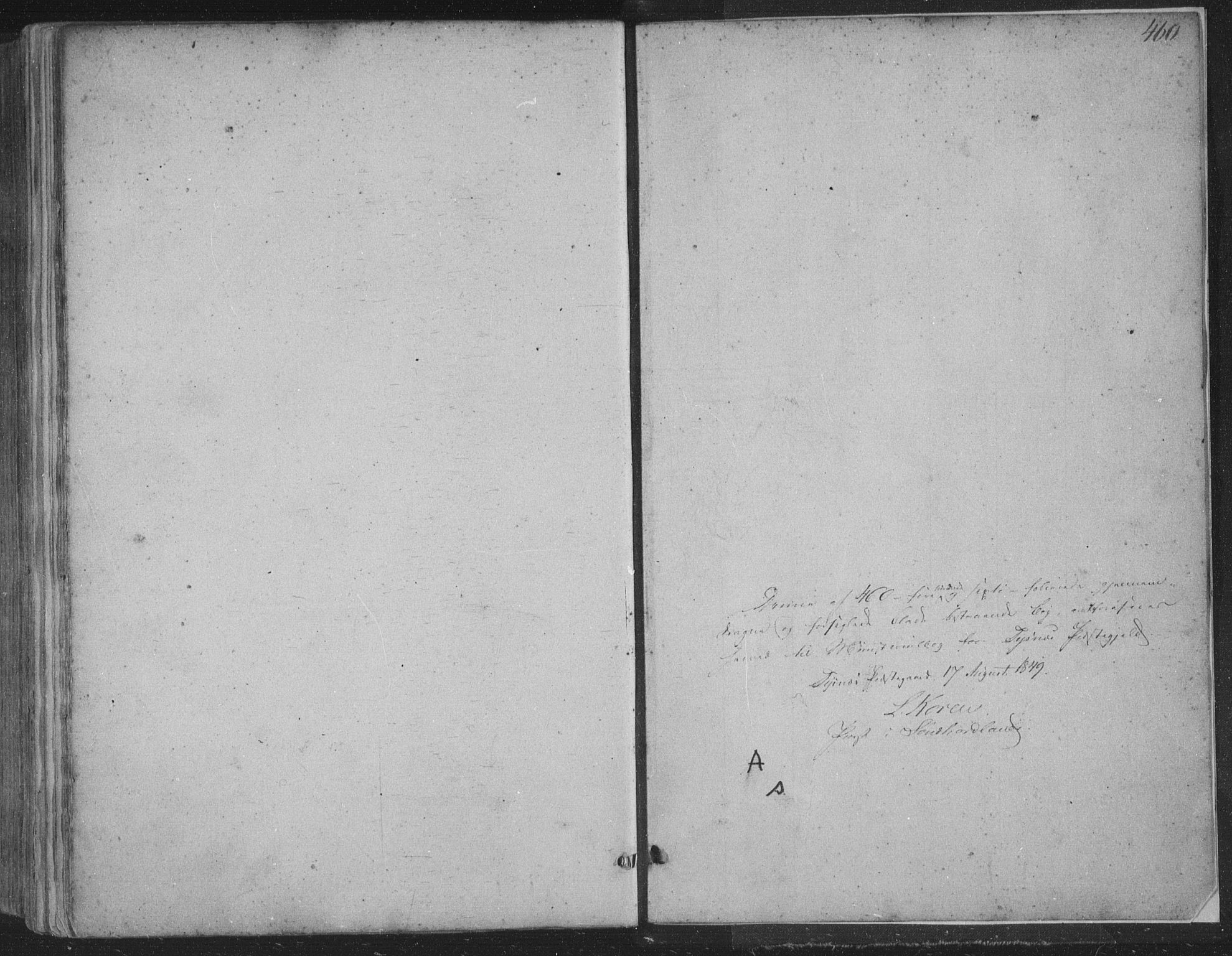 Tysnes sokneprestembete, AV/SAB-A-78601/H/Haa: Parish register (official) no. A 10, 1848-1859, p. 460