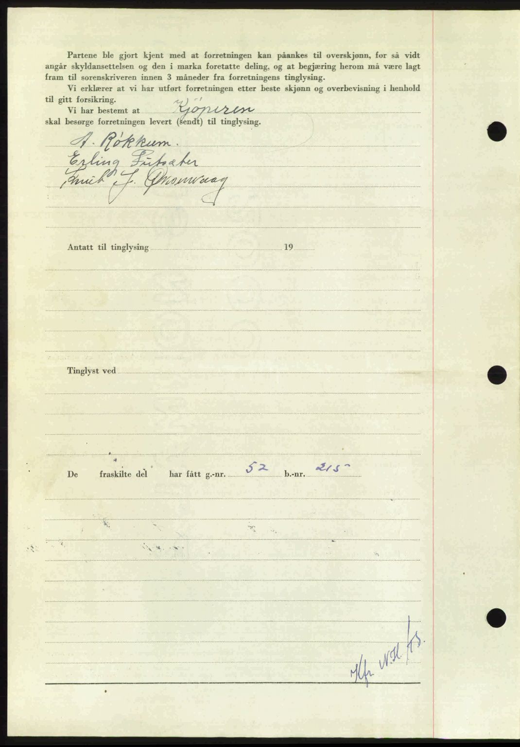 Nordmøre sorenskriveri, AV/SAT-A-4132/1/2/2Ca: Mortgage book no. A106, 1947-1947, Diary no: : 2680/1947