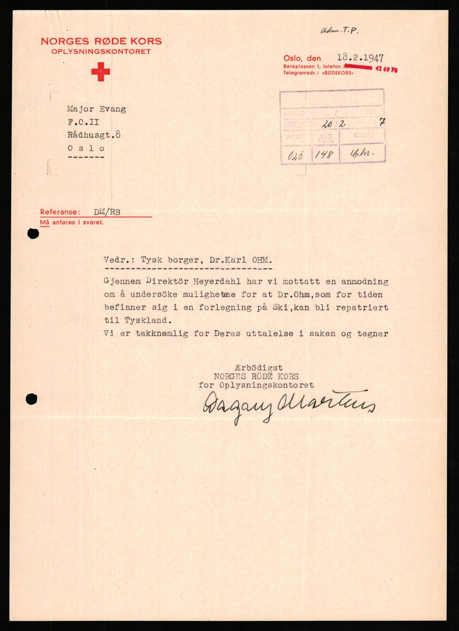 Forsvaret, Forsvarets overkommando II, AV/RA-RAFA-3915/D/Db/L0024: CI Questionaires. Tyske okkupasjonsstyrker i Norge. Tyskere., 1945-1946, p. 474