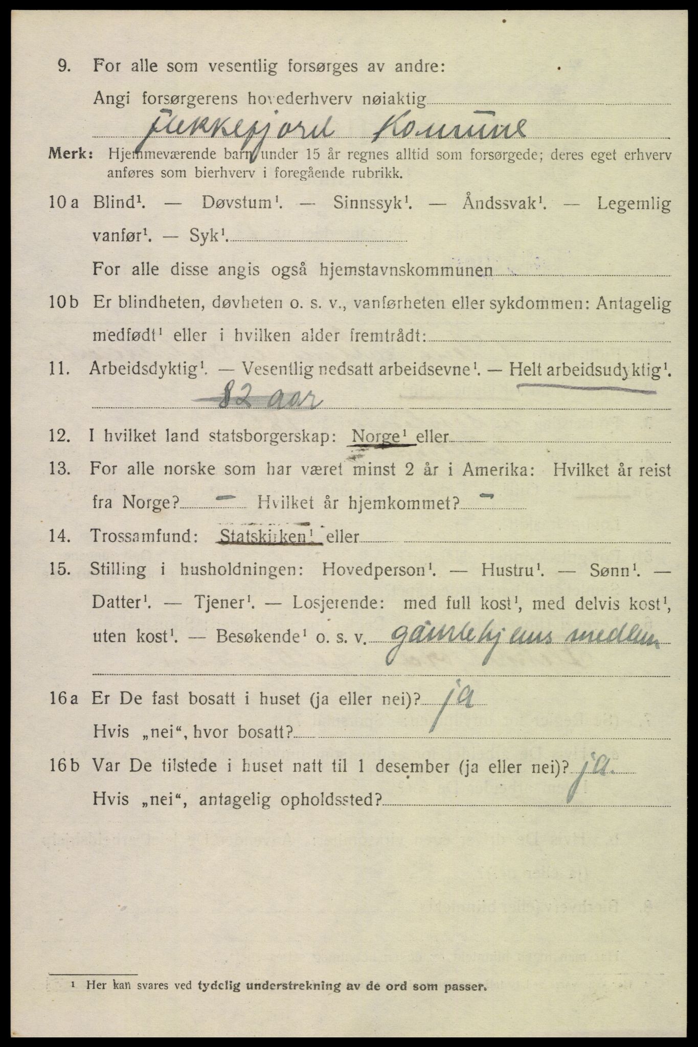 SAK, 1920 census for Flekkefjord, 1920, p. 2017