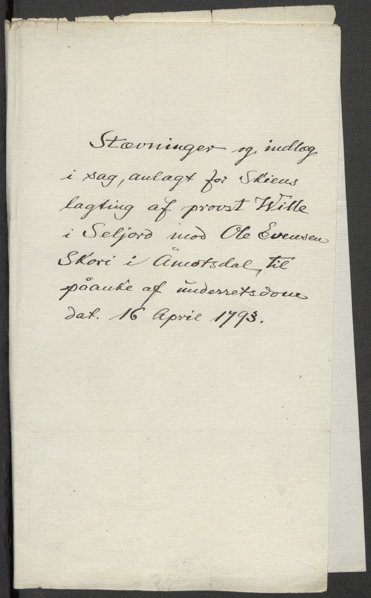 Riksarkivets diplomsamling, AV/RA-EA-5965/F15/L0029: Prestearkiv - Telemark, 1601-1793, p. 100