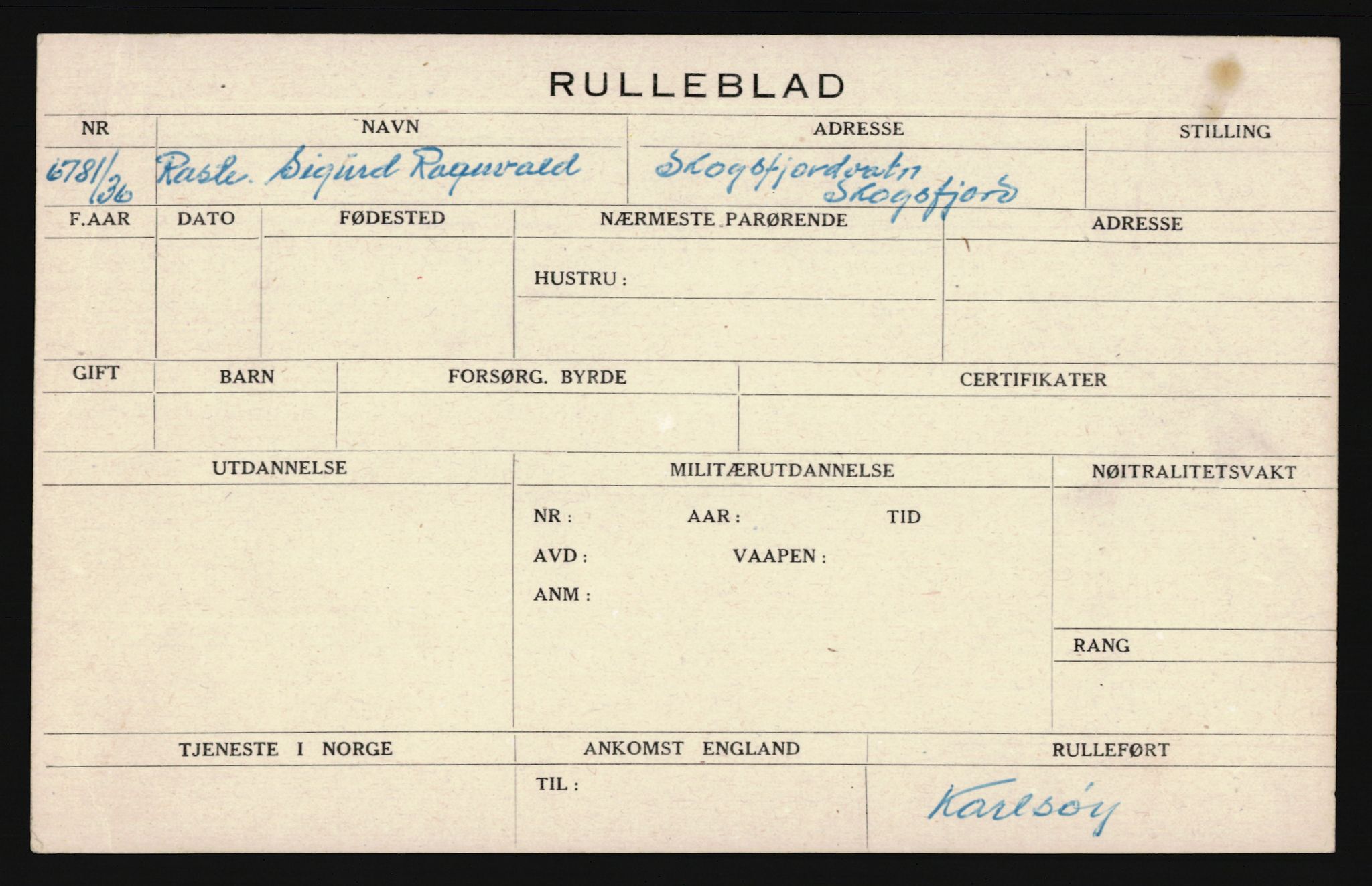 Forsvaret, Troms infanteriregiment nr. 16, AV/RA-RAFA-3146/P/Pa/L0020: Rulleblad for regimentets menige mannskaper, årsklasse 1936, 1936, p. 1145