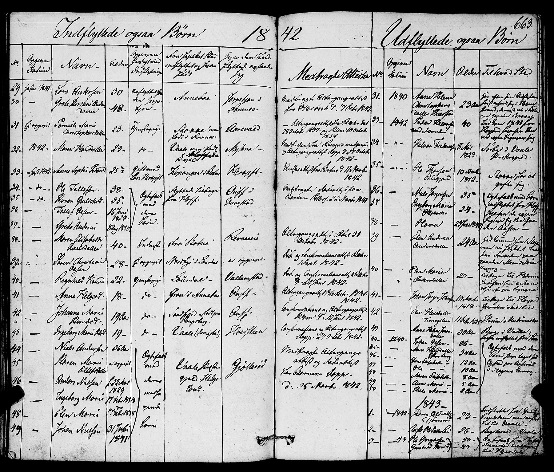 Ramnes kirkebøker, AV/SAKO-A-314/F/Fa/L0005: Parish register (official) no. I 5, 1841-1861, p. 662-663