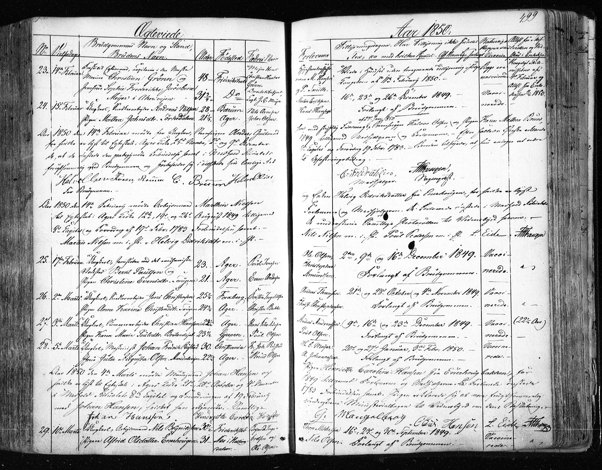 Aker prestekontor kirkebøker, AV/SAO-A-10861/F/L0019: Parish register (official) no. 19, 1842-1852, p. 499