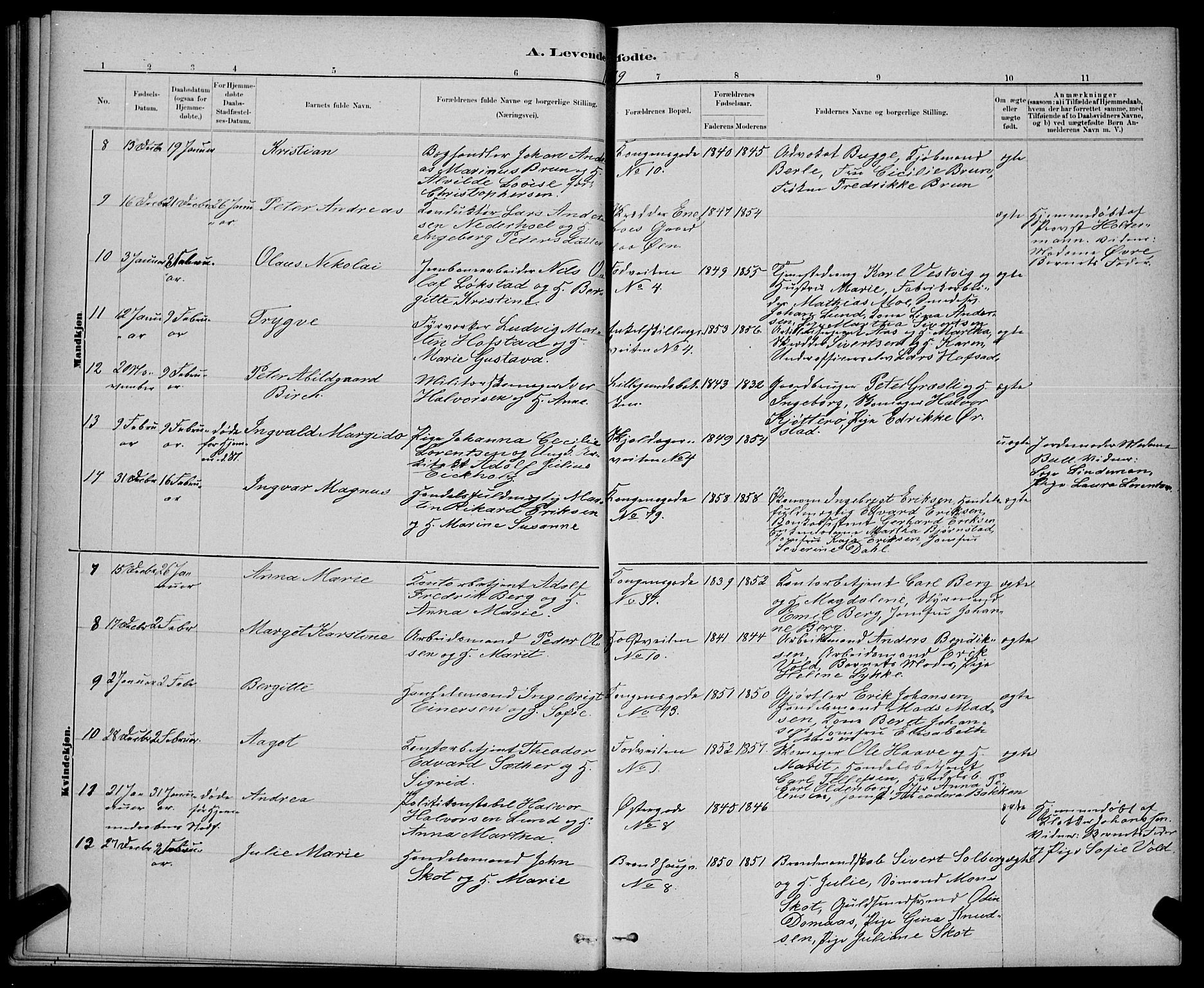 Ministerialprotokoller, klokkerbøker og fødselsregistre - Sør-Trøndelag, AV/SAT-A-1456/601/L0091: Parish register (copy) no. 601C09, 1878-1883