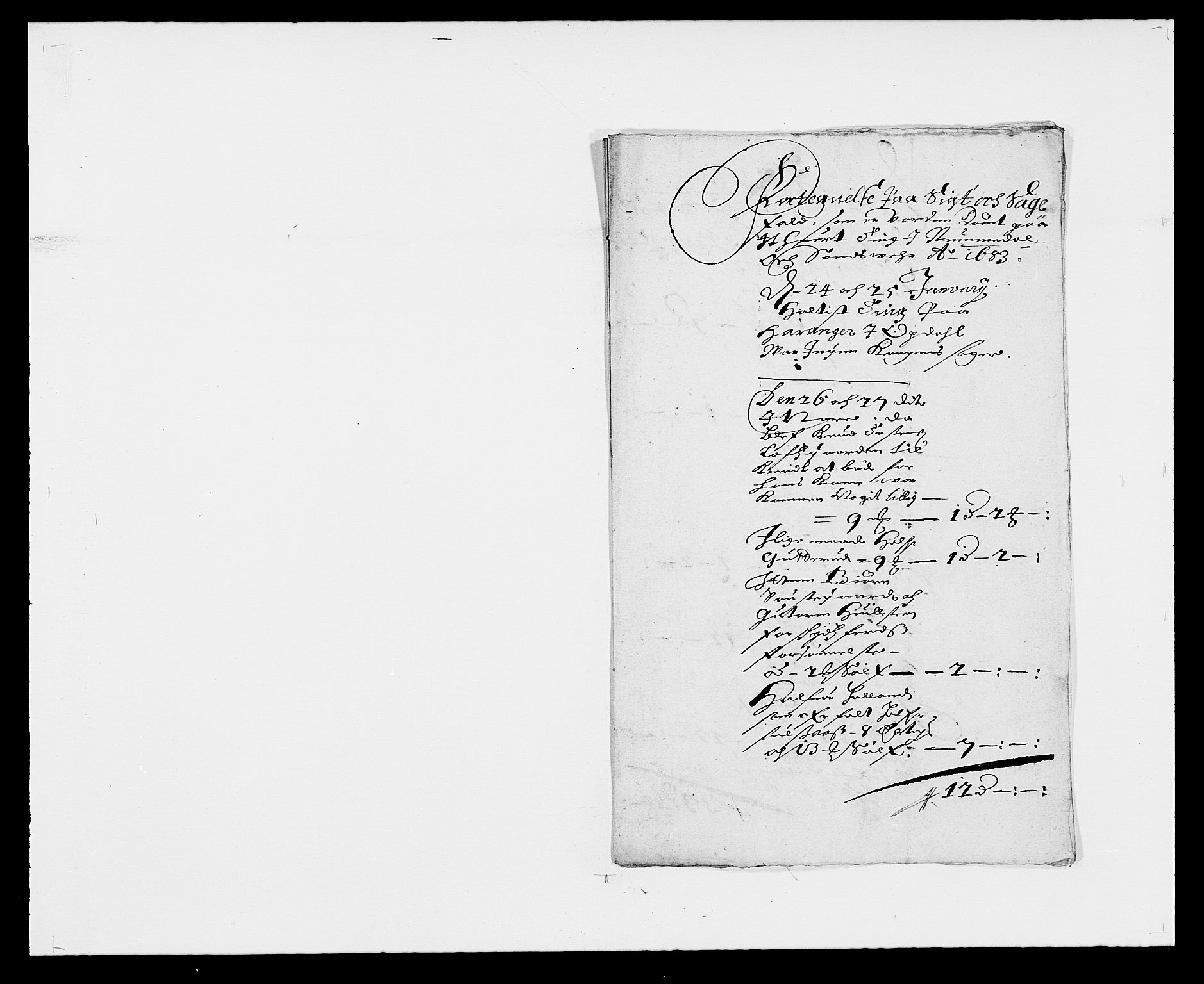 Rentekammeret inntil 1814, Reviderte regnskaper, Fogderegnskap, RA/EA-4092/R24/L1570: Fogderegnskap Numedal og Sandsvær, 1679-1686, p. 189