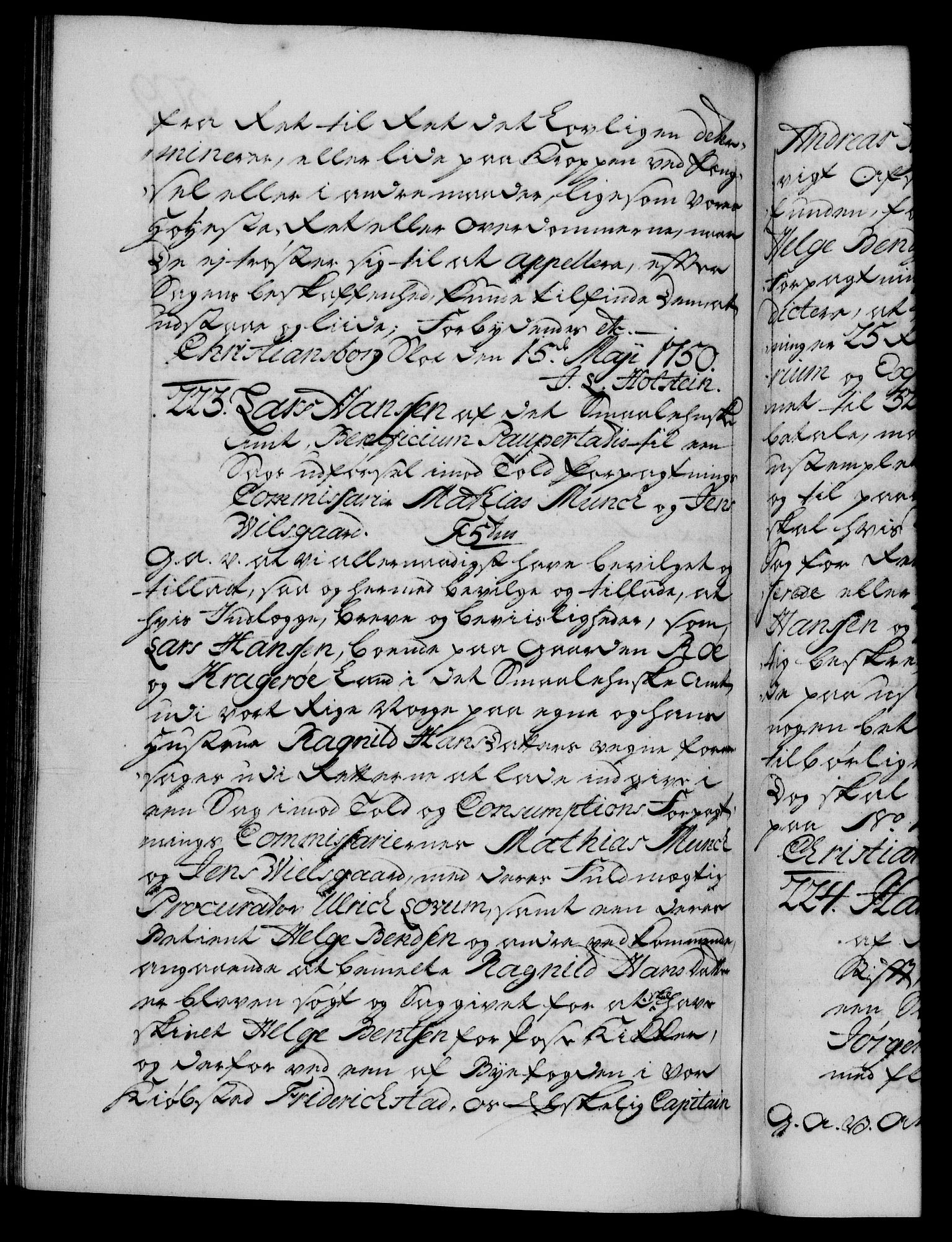 Danske Kanselli 1572-1799, AV/RA-EA-3023/F/Fc/Fca/Fcaa/L0036: Norske registre, 1749-1750, p. 509b