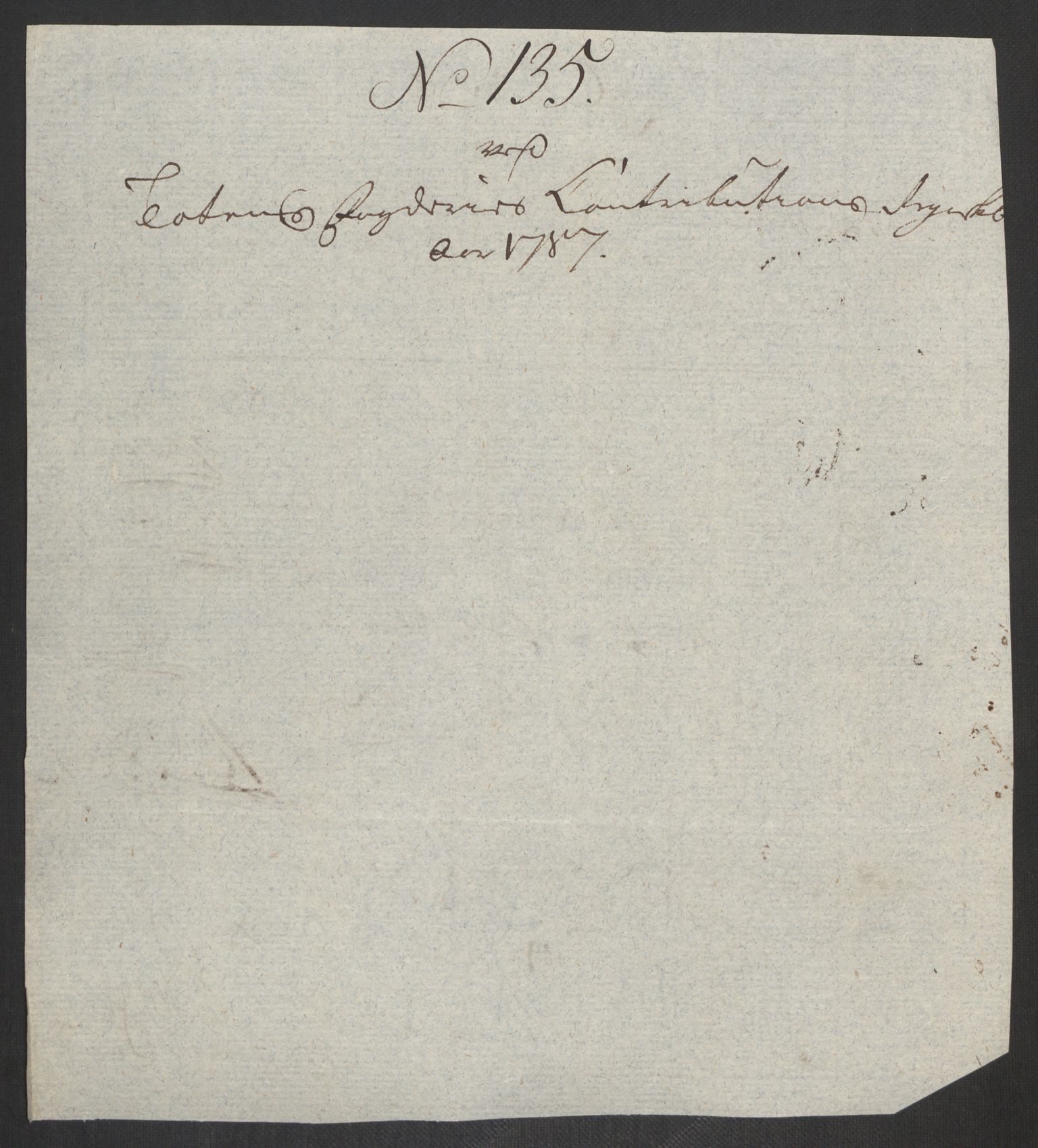 Rentekammeret inntil 1814, Reviderte regnskaper, Fogderegnskap, AV/RA-EA-4092/R19/L1374: Fogderegnskap Toten, Hadeland og Vardal, 1787, p. 415