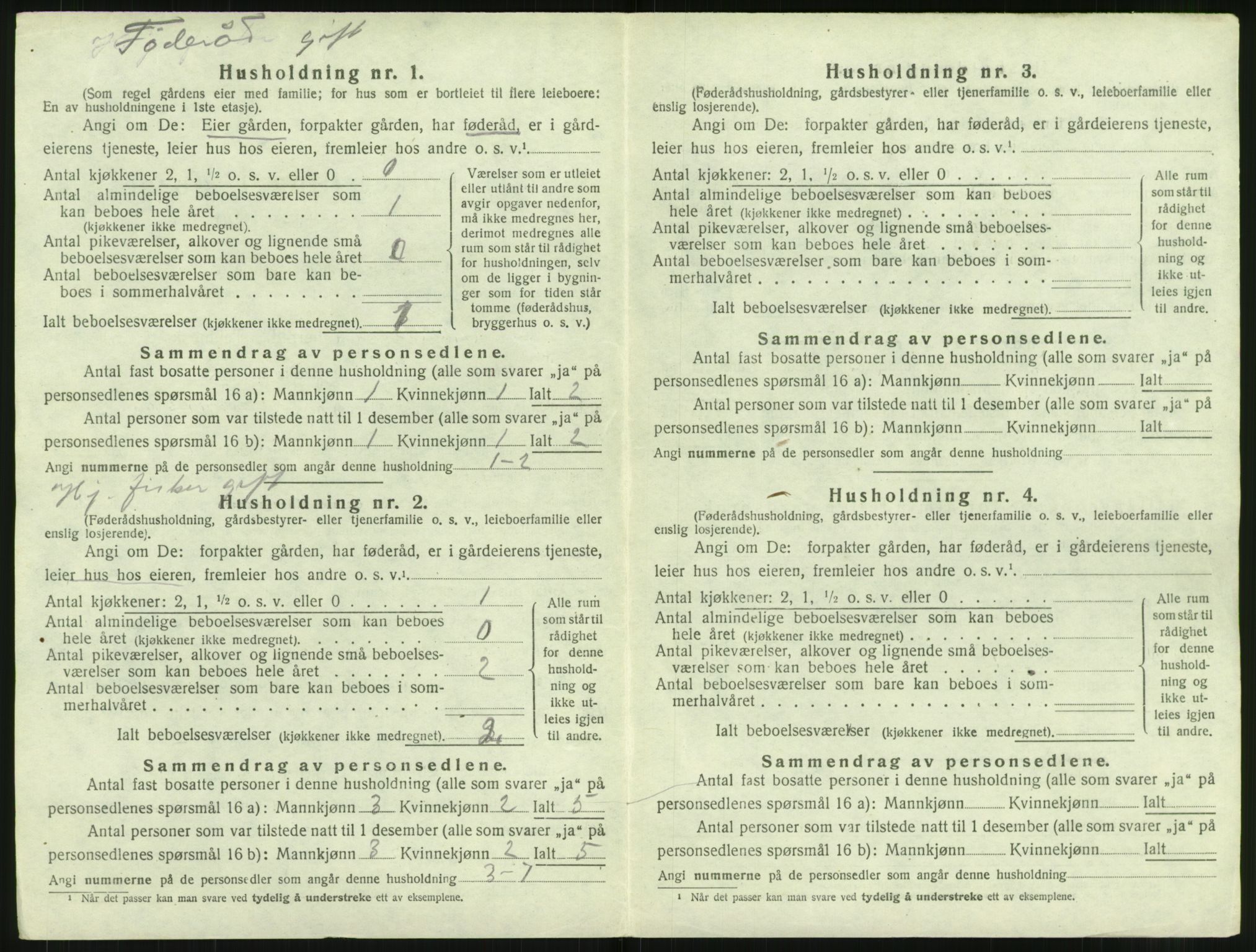 SAT, 1920 census for Borge, 1920, p. 926