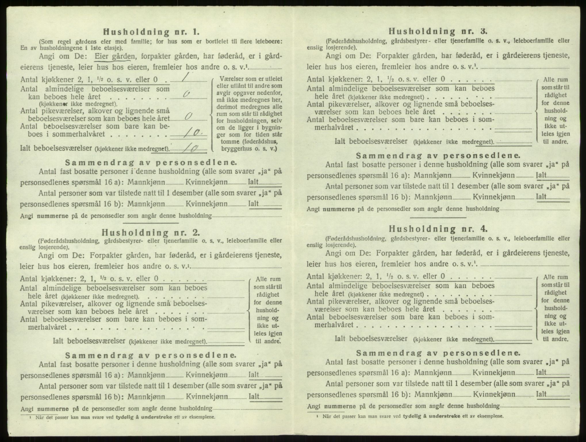 SAB, 1920 census for Åsane, 1920, p. 508