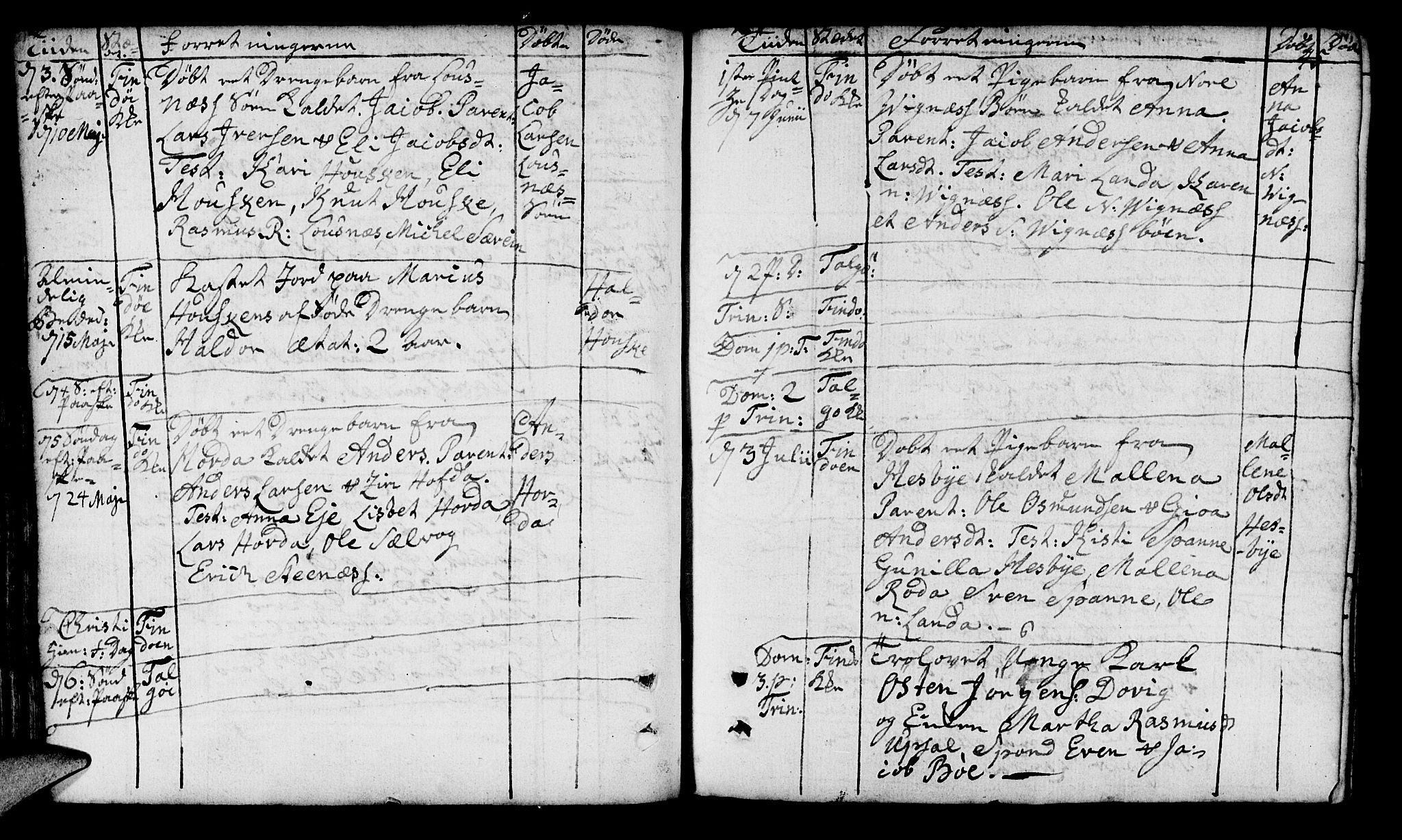 Finnøy sokneprestkontor, AV/SAST-A-101825/H/Ha/Haa/L0005: Parish register (official) no. A 5, 1773-1816, p. 45