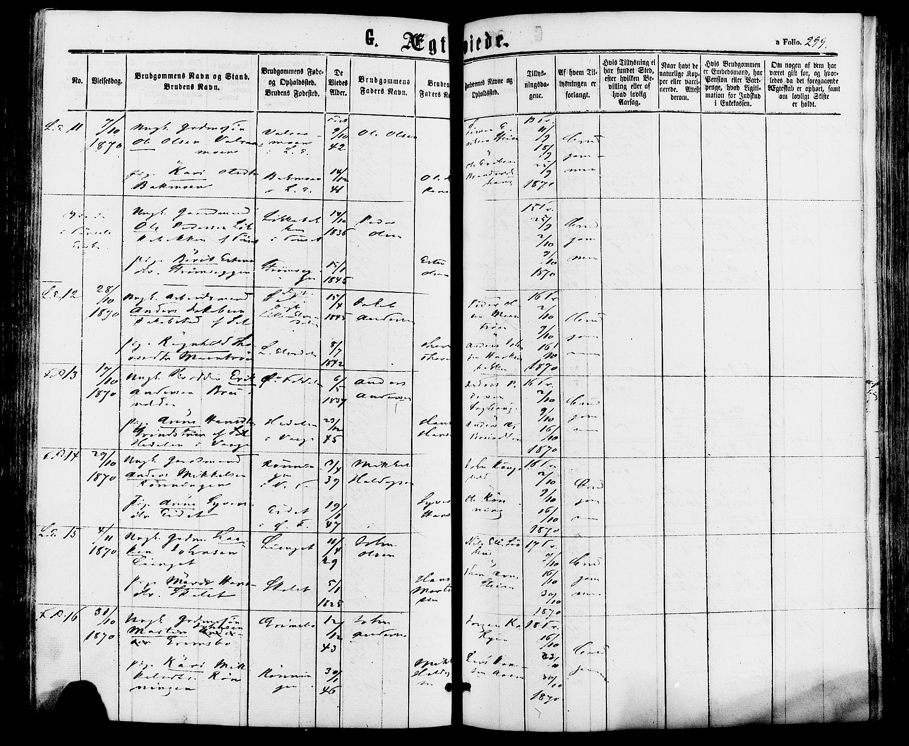 Alvdal prestekontor, AV/SAH-PREST-060/H/Ha/Haa/L0001: Parish register (official) no. 1, 1863-1882, p. 299