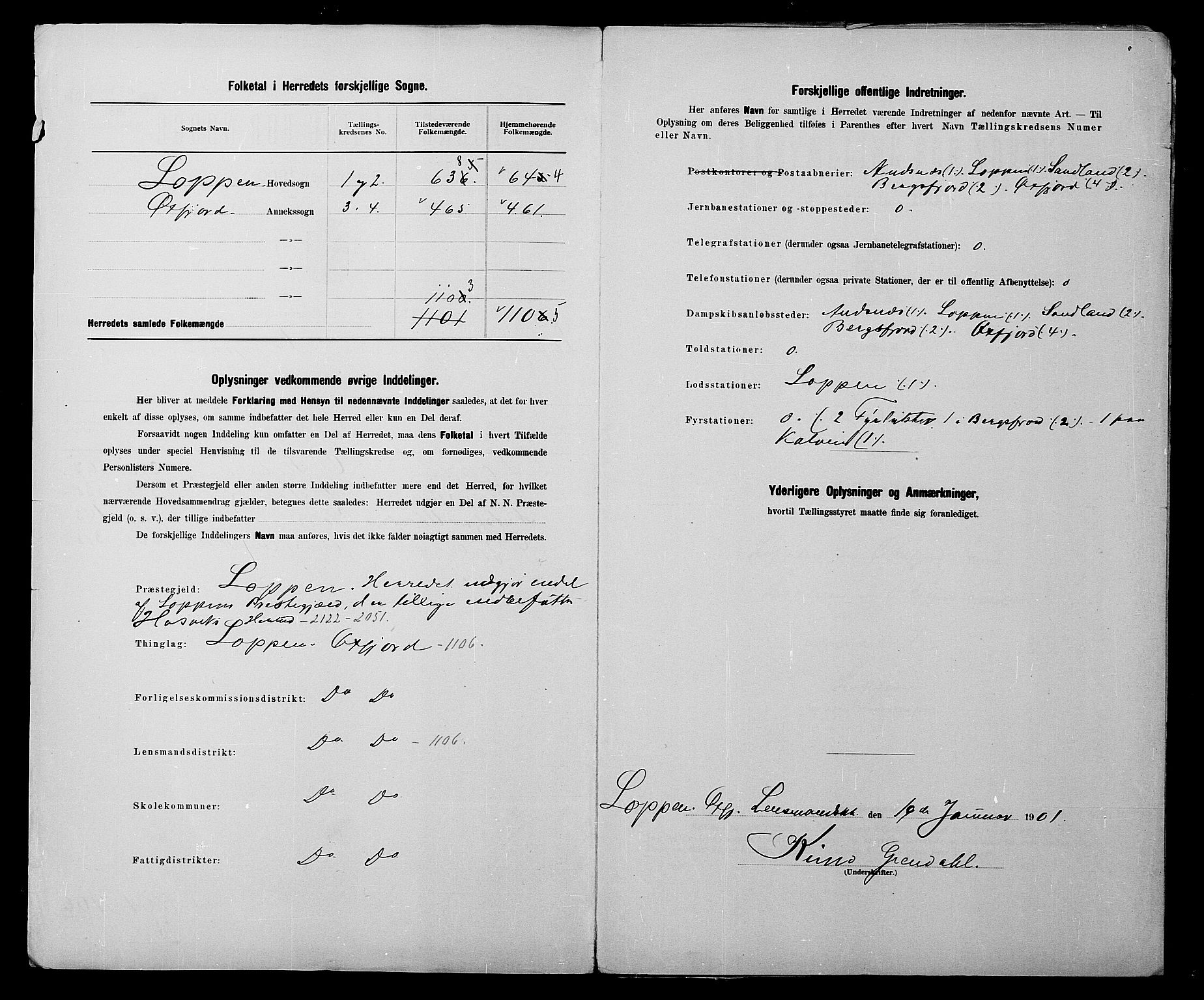 SATØ, 1900 census for Loppa, 1900, p. 3