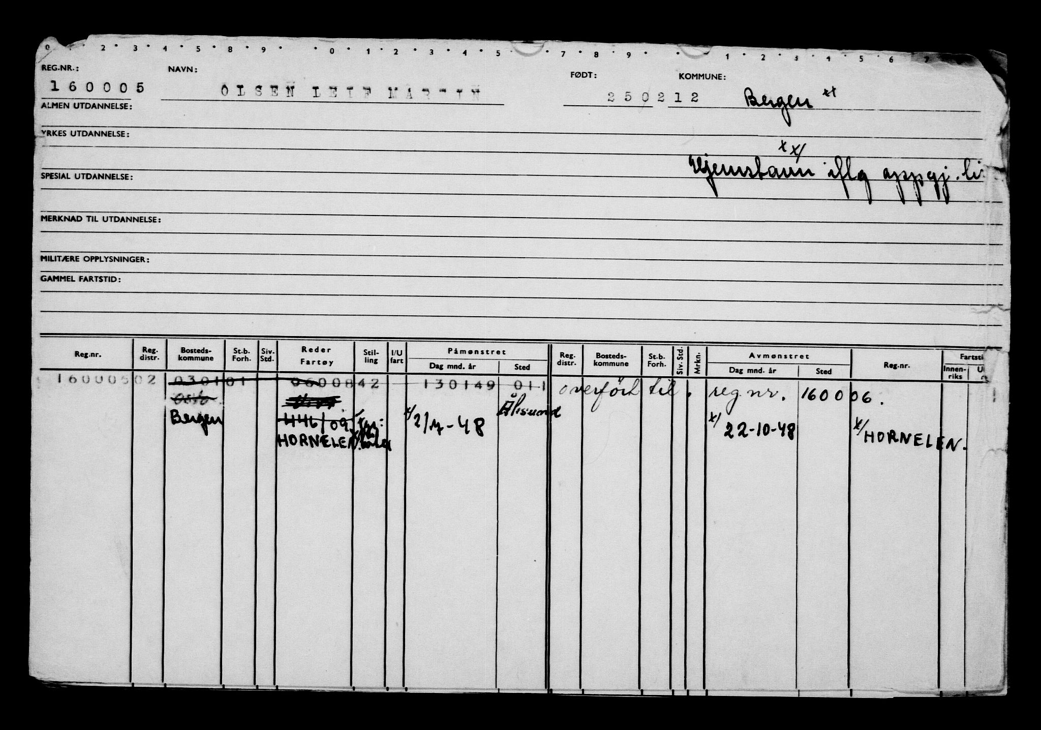 Direktoratet for sjømenn, AV/RA-S-3545/G/Gb/L0102: Hovedkort, 1912, p. 890