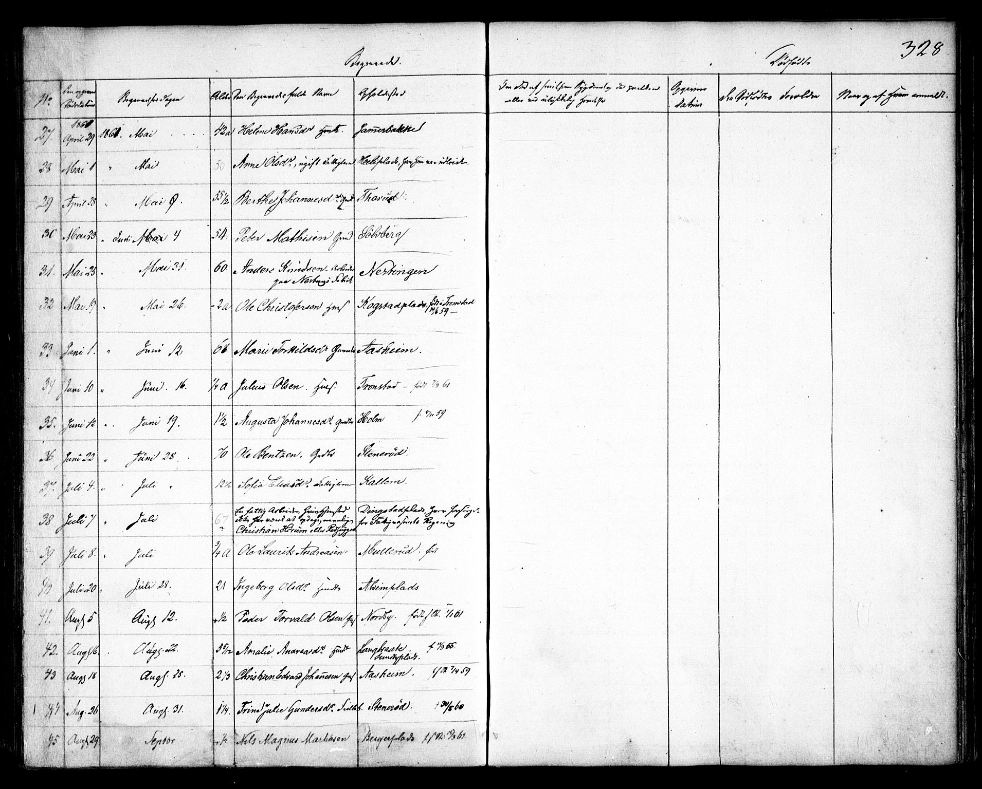 Spydeberg prestekontor Kirkebøker, SAO/A-10924/F/Fa/L0005: Parish register (official) no. I 5, 1842-1862, p. 328