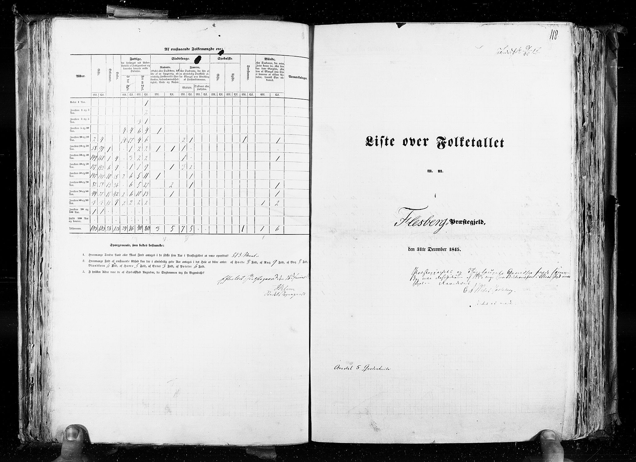 RA, Census 1845, vol. 4: Buskerud amt og Jarlsberg og Larvik amt, 1845, p. 118