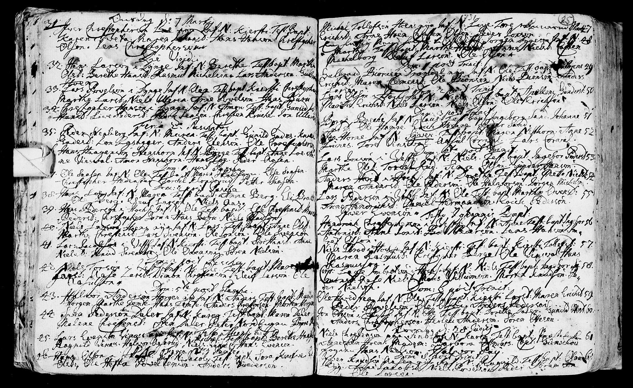 Eiker kirkebøker, AV/SAKO-A-4/F/Fa/L0003: Parish register (official) no. I 3, 1724-1753, p. 25