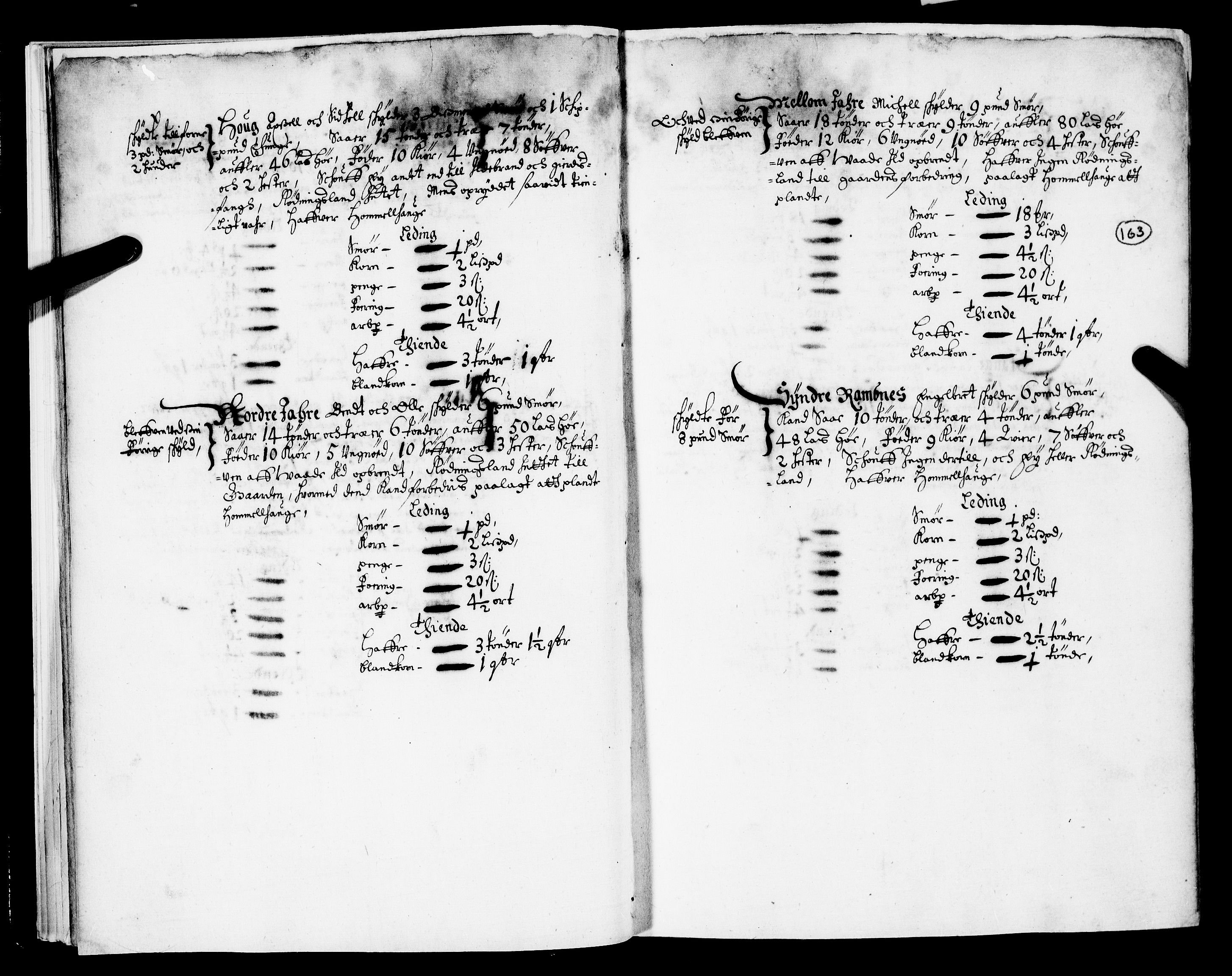 Rentekammeret inntil 1814, Realistisk ordnet avdeling, AV/RA-EA-4070/N/Nb/Nba/L0020: Tønsberg len, 2. del, 1668, p. 162b-163a