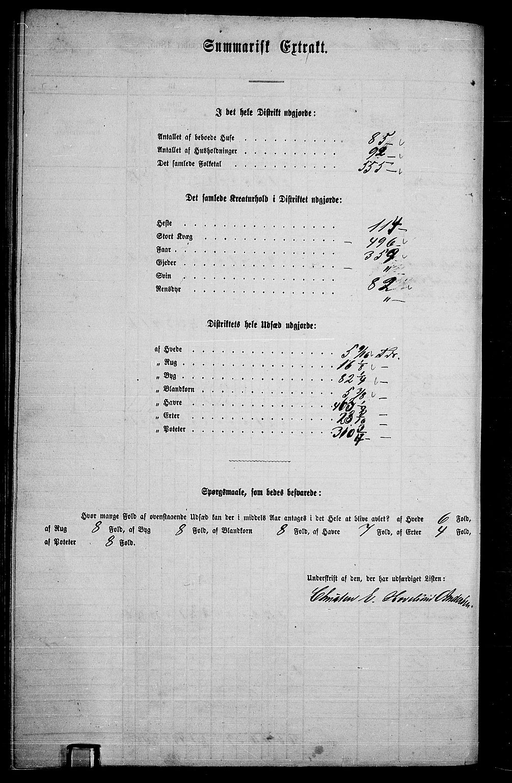 RA, 1865 census for Nannestad, 1865, p. 94