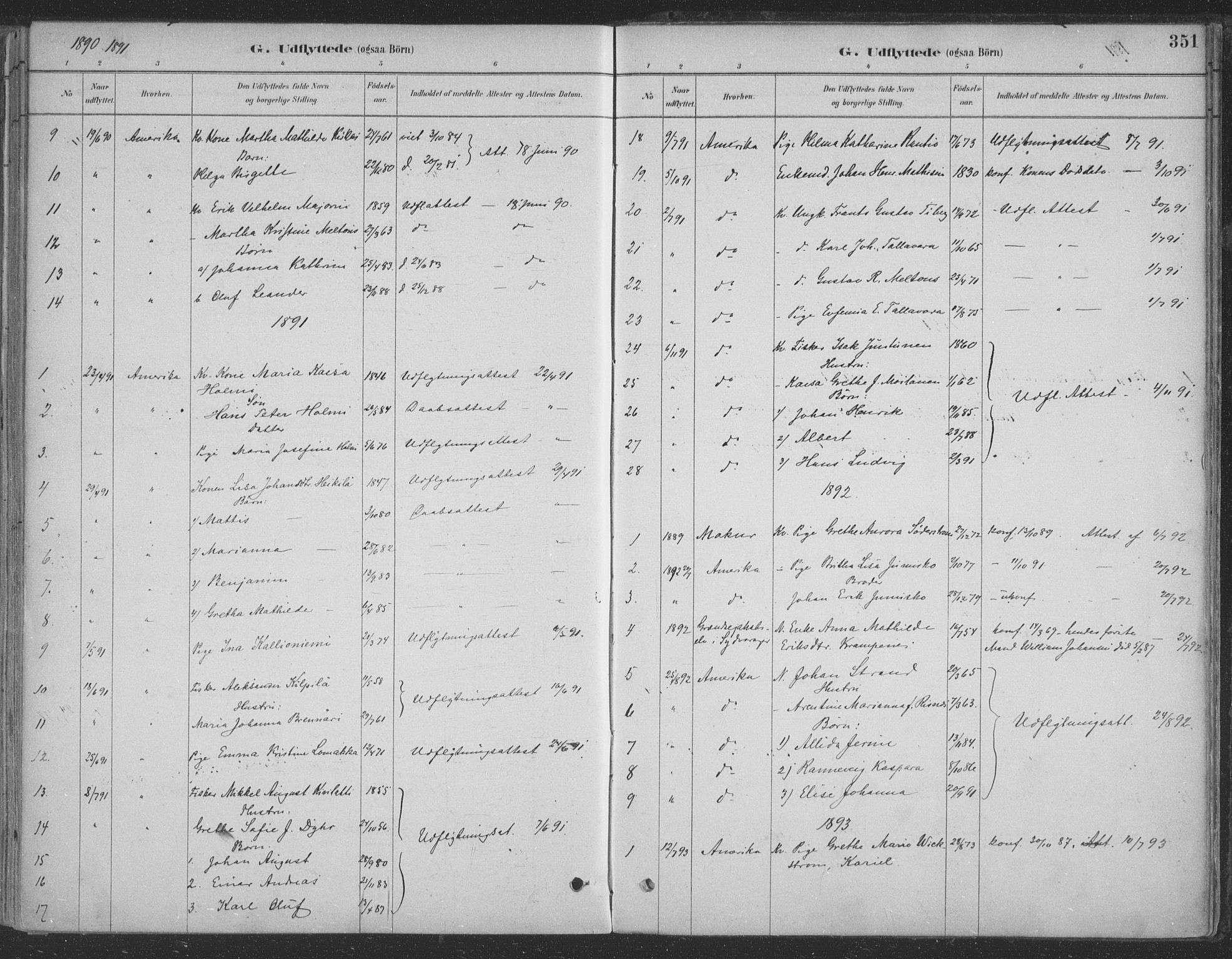 Vadsø sokneprestkontor, AV/SATØ-S-1325/H/Ha/L0009kirke: Parish register (official) no. 9, 1881-1917, p. 351