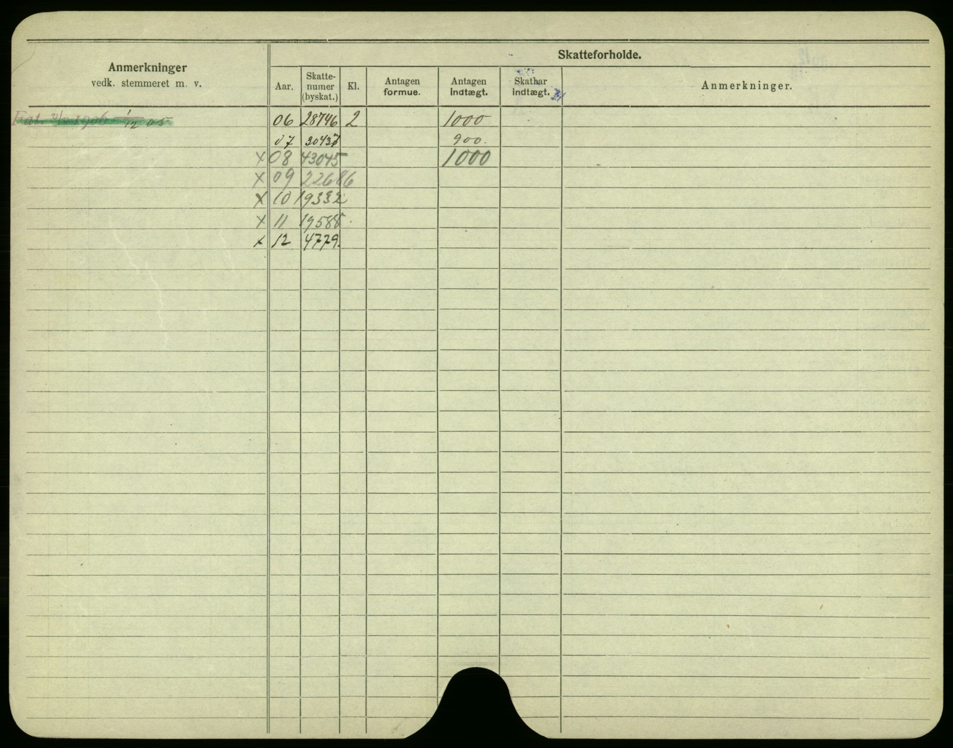 Oslo folkeregister, Registerkort, AV/SAO-A-11715/F/Fa/Fac/L0002: Menn, 1906-1914, p. 929b