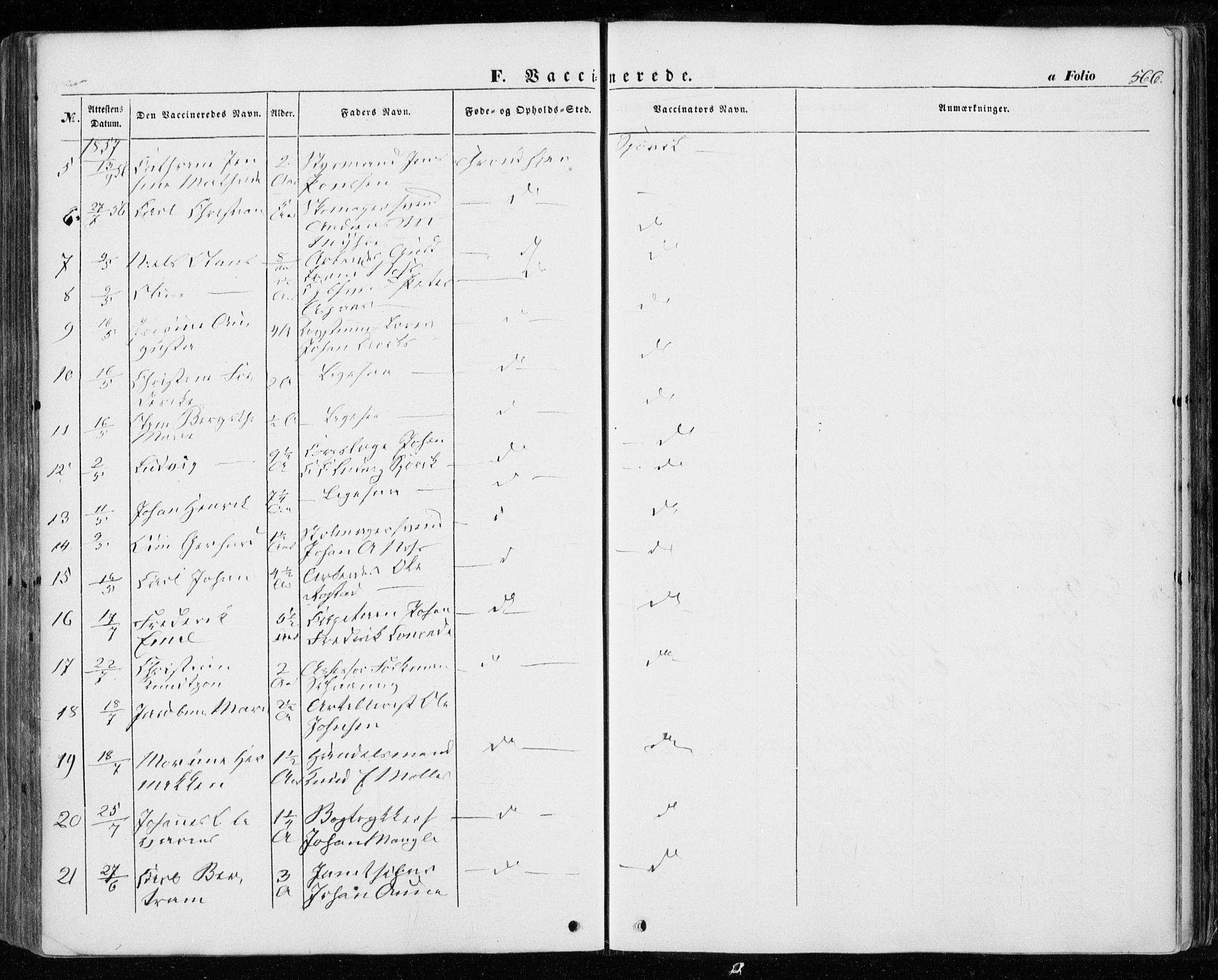 Ministerialprotokoller, klokkerbøker og fødselsregistre - Sør-Trøndelag, SAT/A-1456/601/L0051: Parish register (official) no. 601A19, 1848-1857, p. 566