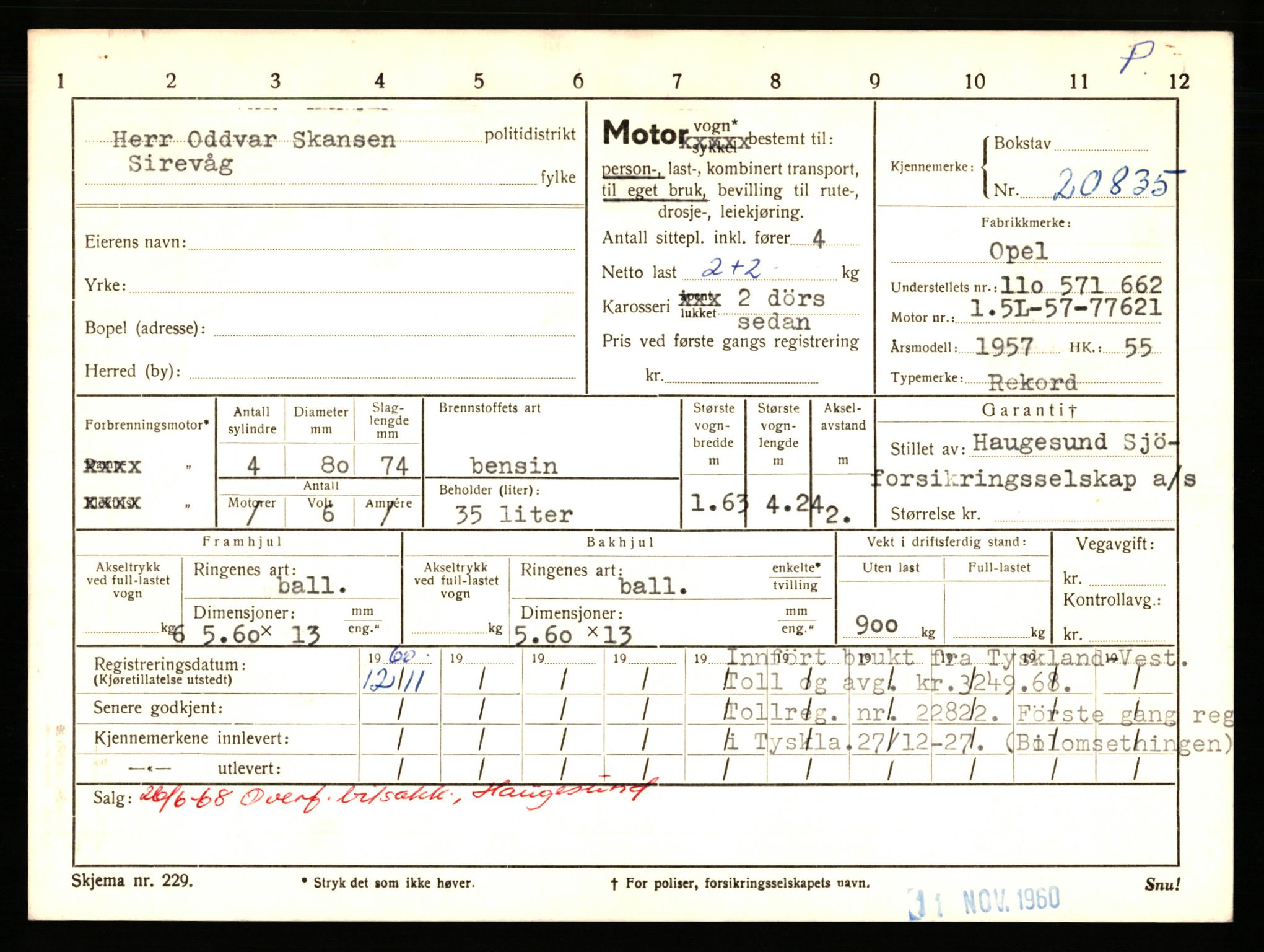 Stavanger trafikkstasjon, AV/SAST-A-101942/0/F/L0037: L-20500 - L-21499, 1930-1971, p. 1177