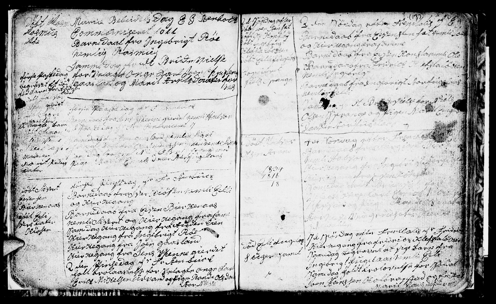 Ministerialprotokoller, klokkerbøker og fødselsregistre - Sør-Trøndelag, AV/SAT-A-1456/694/L1129: Parish register (copy) no. 694C01, 1793-1815, p. 13