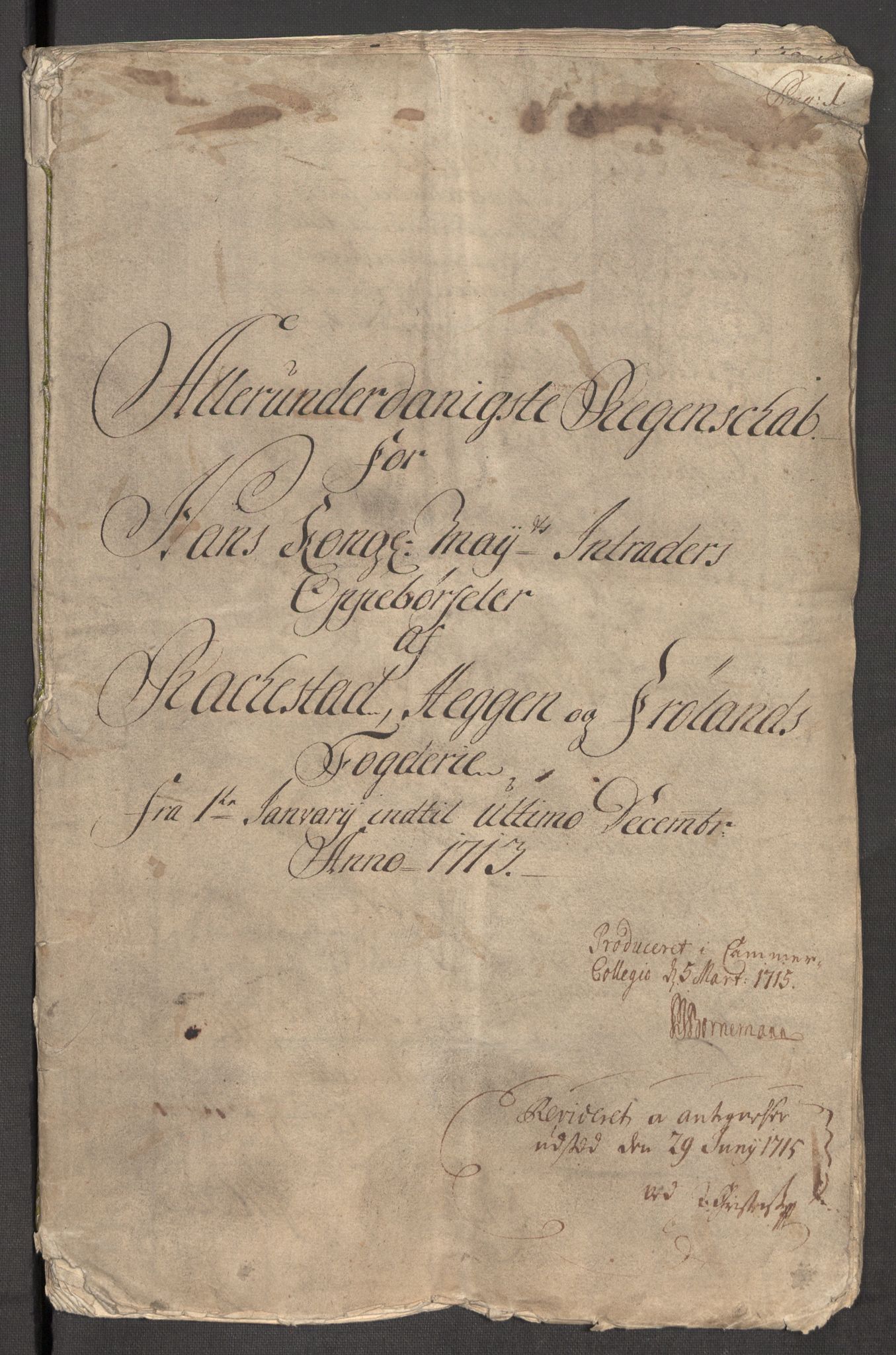 Rentekammeret inntil 1814, Reviderte regnskaper, Fogderegnskap, RA/EA-4092/R07/L0306: Fogderegnskap Rakkestad, Heggen og Frøland, 1713, p. 2