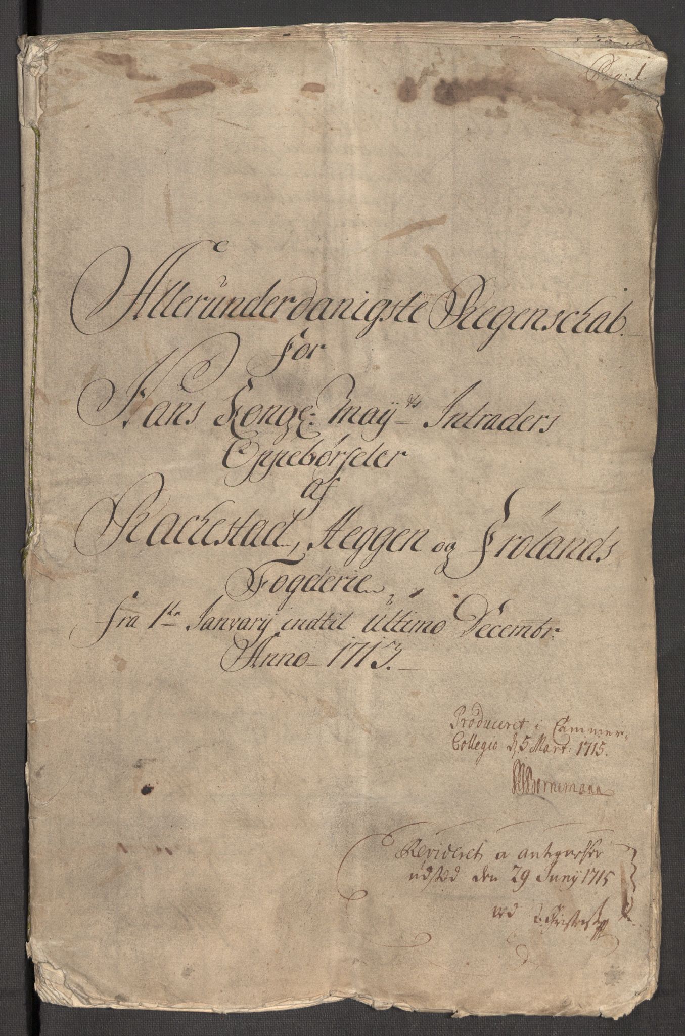 Rentekammeret inntil 1814, Reviderte regnskaper, Fogderegnskap, AV/RA-EA-4092/R07/L0306: Fogderegnskap Rakkestad, Heggen og Frøland, 1713, p. 2