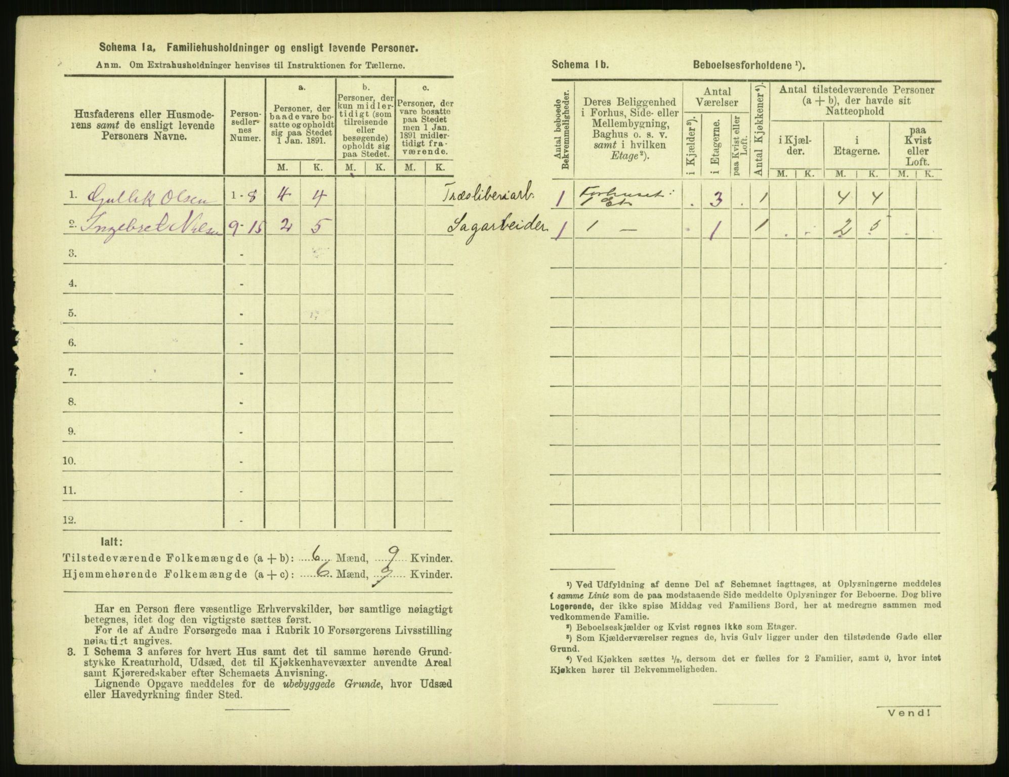 RA, 1891 census for 0806 Skien, 1891, p. 921