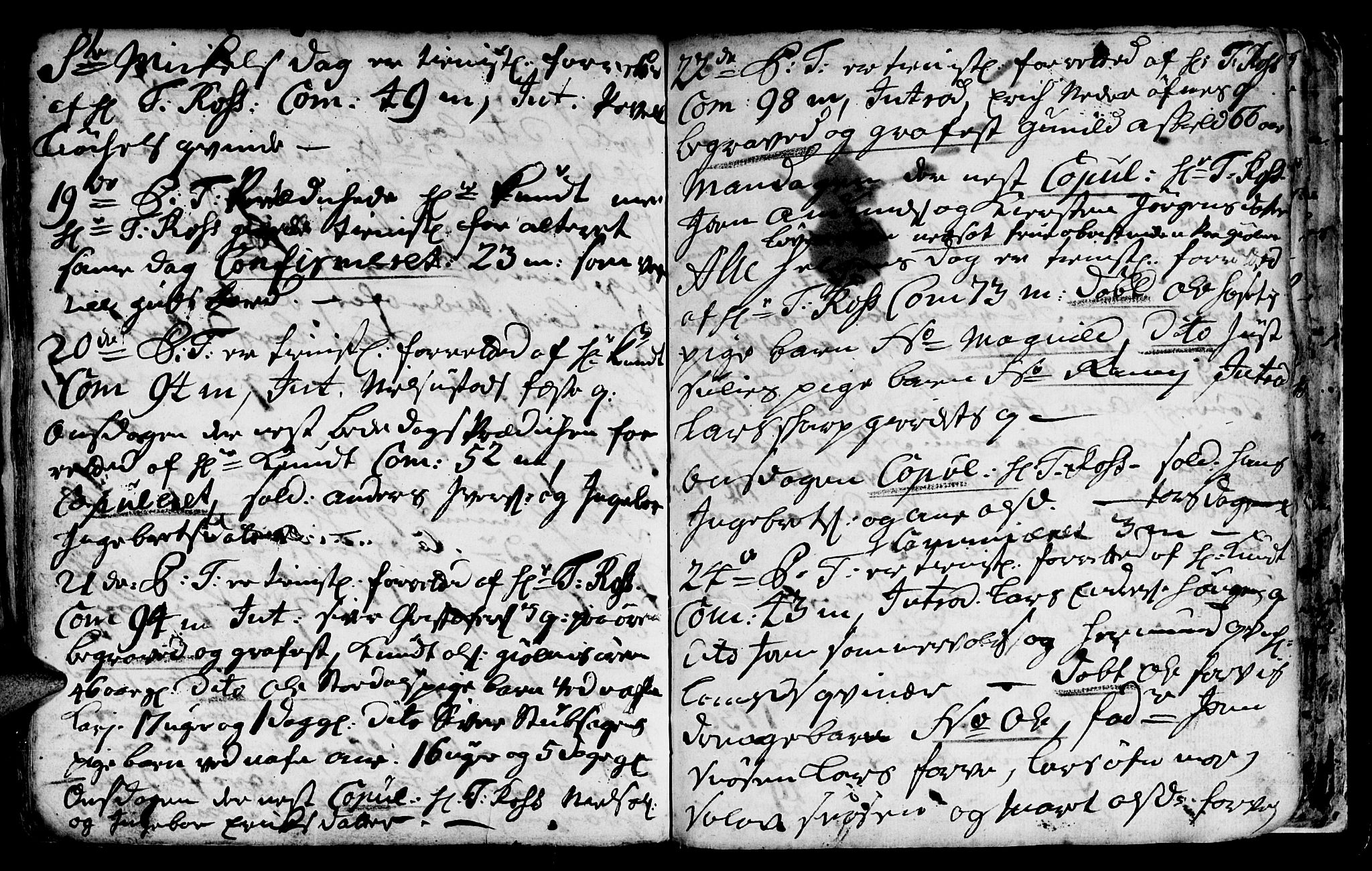 Ministerialprotokoller, klokkerbøker og fødselsregistre - Sør-Trøndelag, AV/SAT-A-1456/668/L0812: Parish register (copy) no. 668C01, 1715-1742