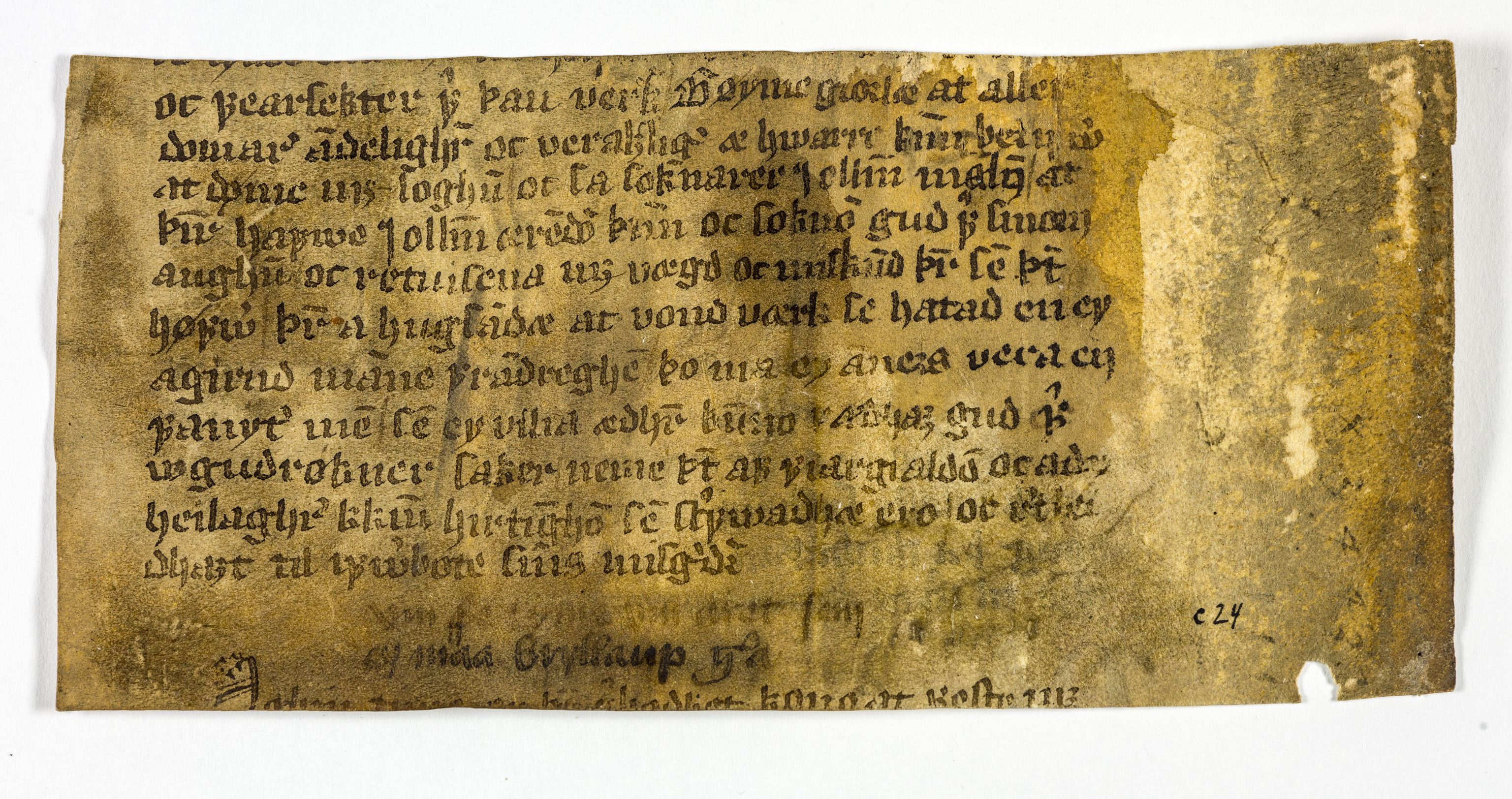 Riksarkivets diplomsamling, AV/RA-EA-5965/F26/L0003: Norrøne membranfragmenter bestand 11-30, 1100-1536, p. 67