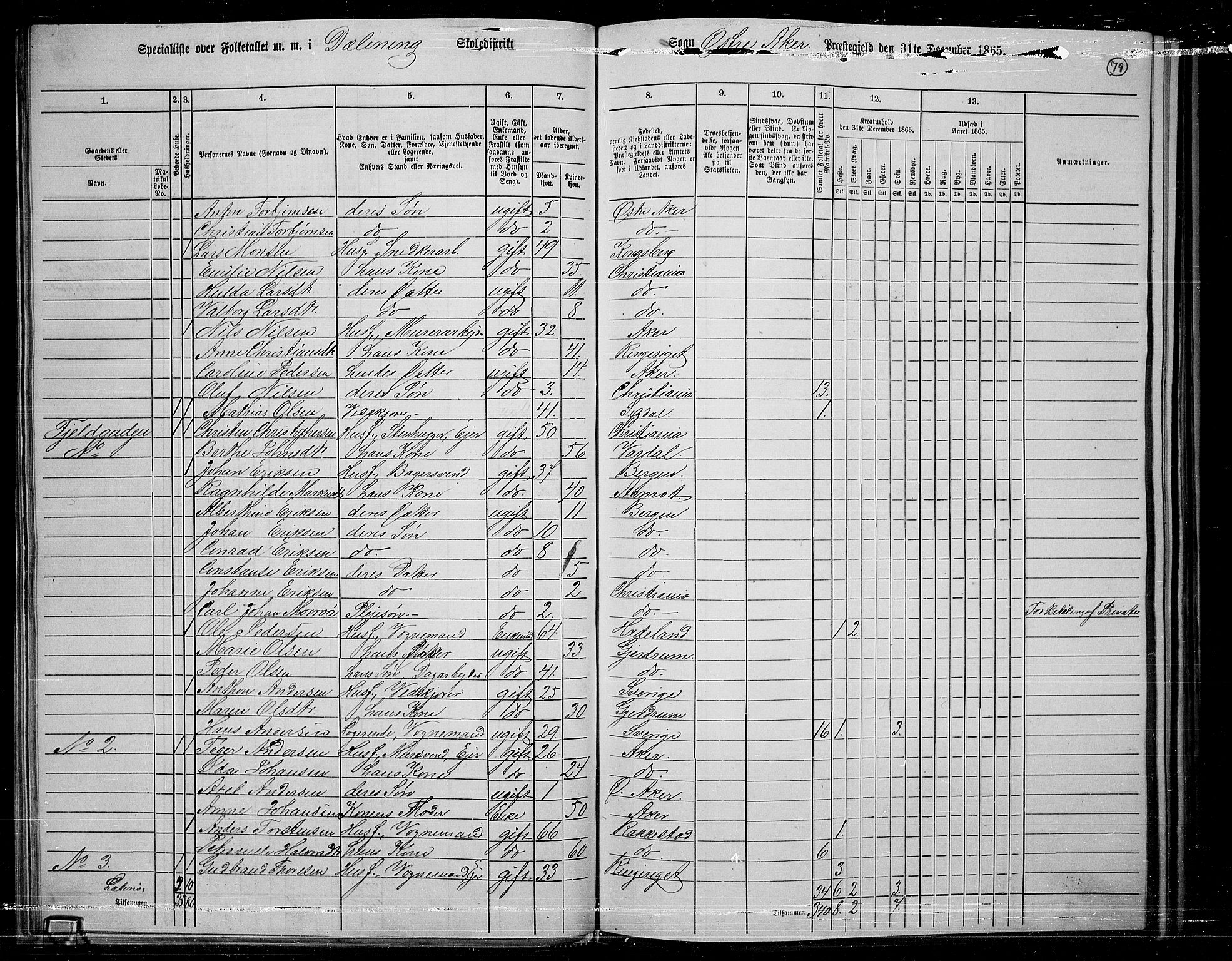 RA, 1865 census for Østre Aker, 1865, p. 76