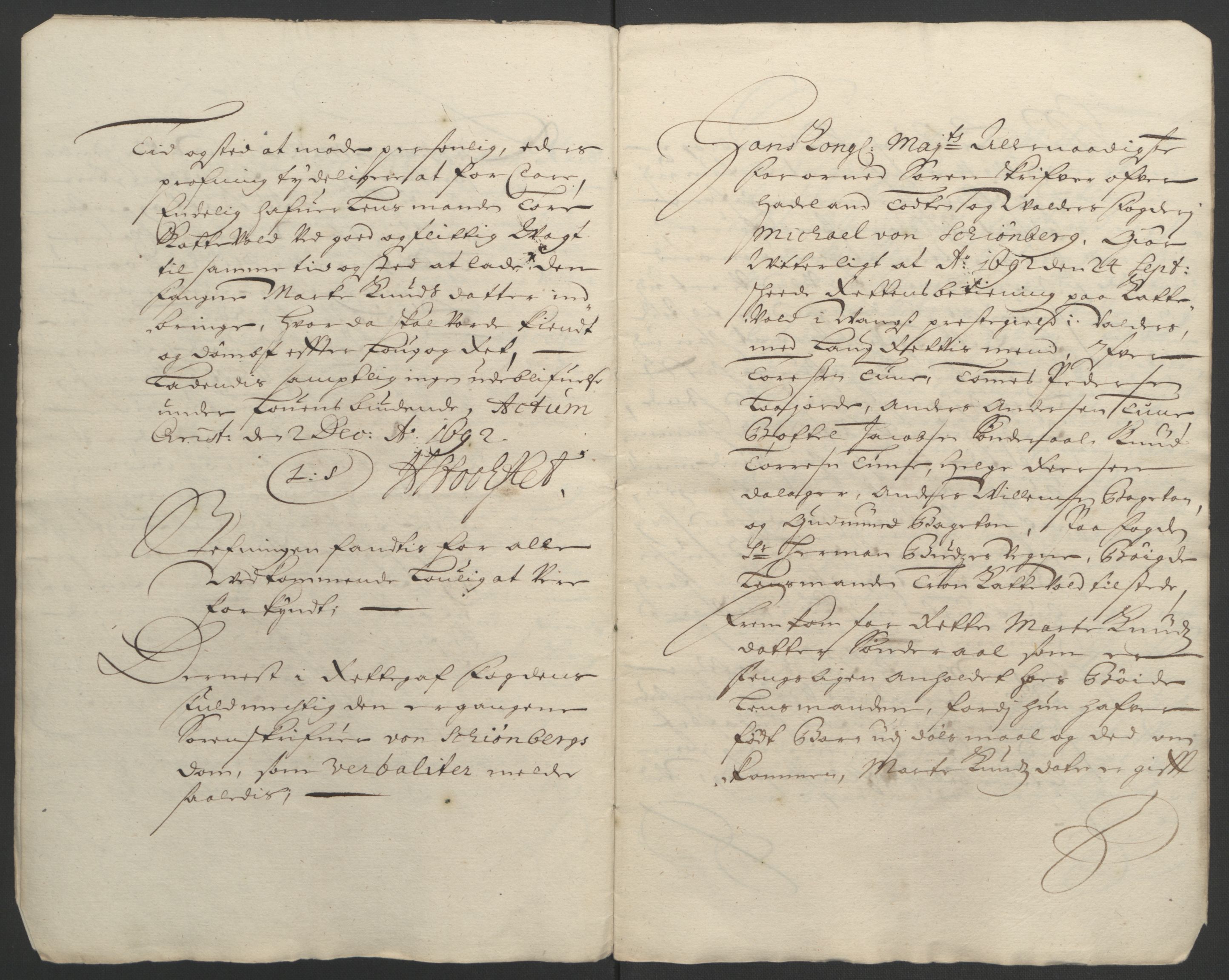 Rentekammeret inntil 1814, Reviderte regnskaper, Fogderegnskap, AV/RA-EA-4092/R18/L1291: Fogderegnskap Hadeland, Toten og Valdres, 1692, p. 235