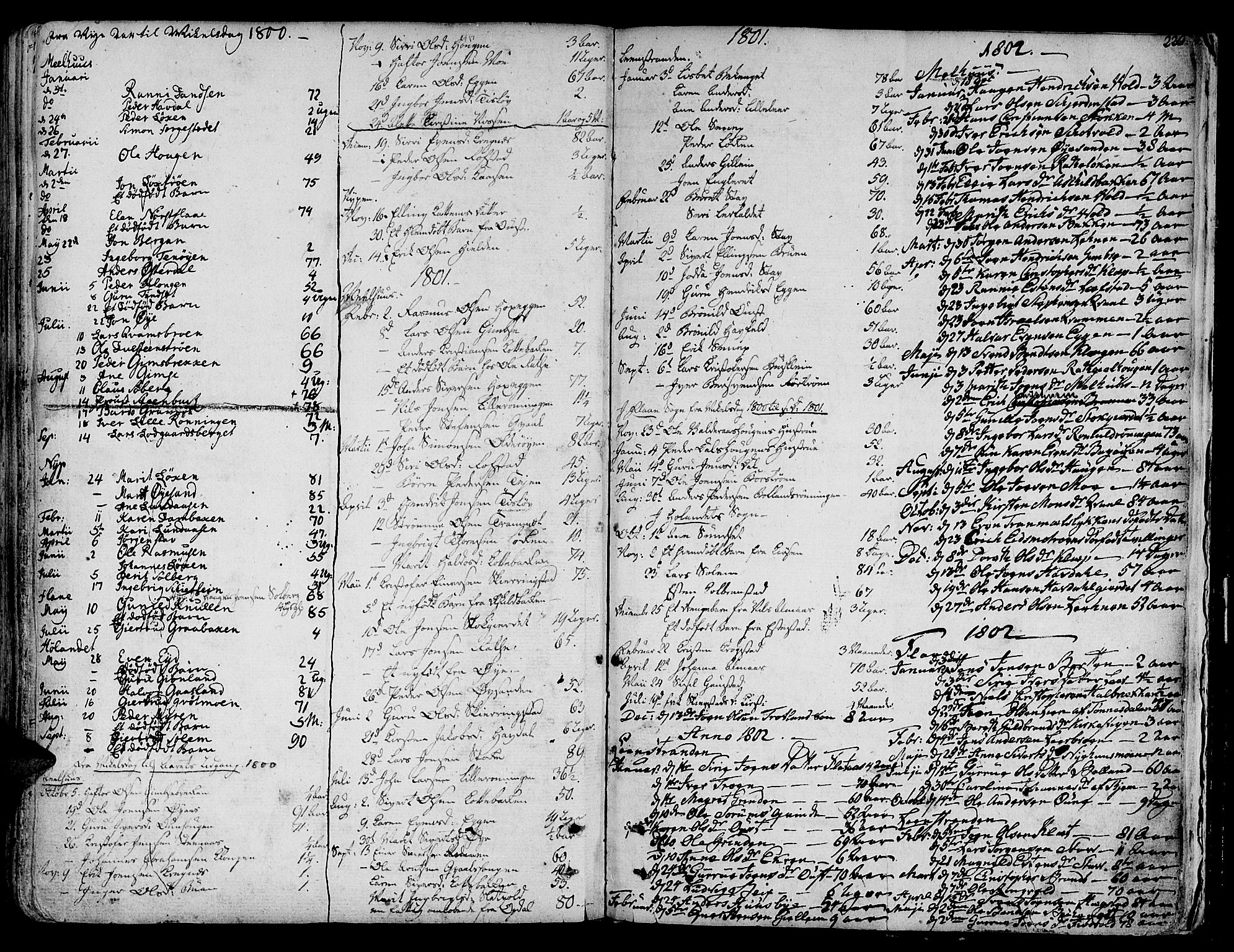Ministerialprotokoller, klokkerbøker og fødselsregistre - Sør-Trøndelag, SAT/A-1456/691/L1061: Parish register (official) no. 691A02 /1, 1768-1815, p. 220
